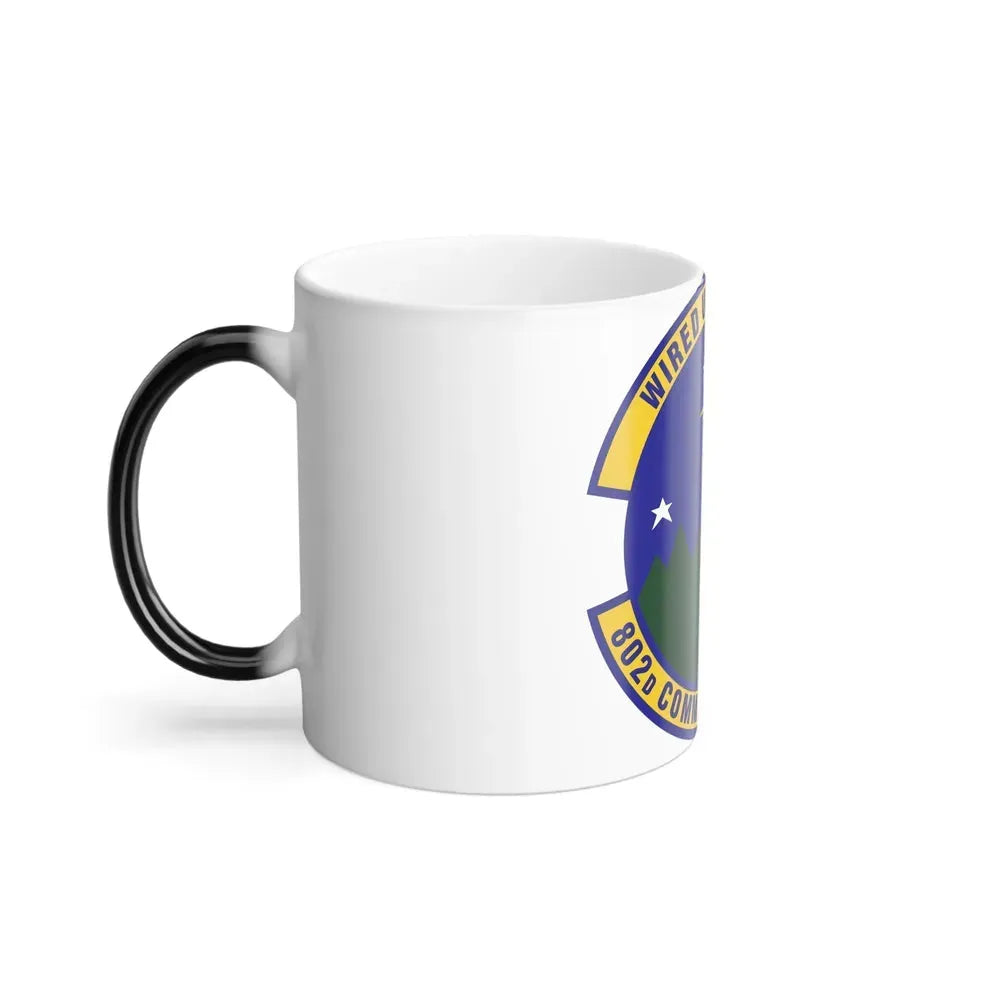 802d Communications Squadron (U.S. Air Force) Color Changing Coffee Mug - Go Mug Yourself