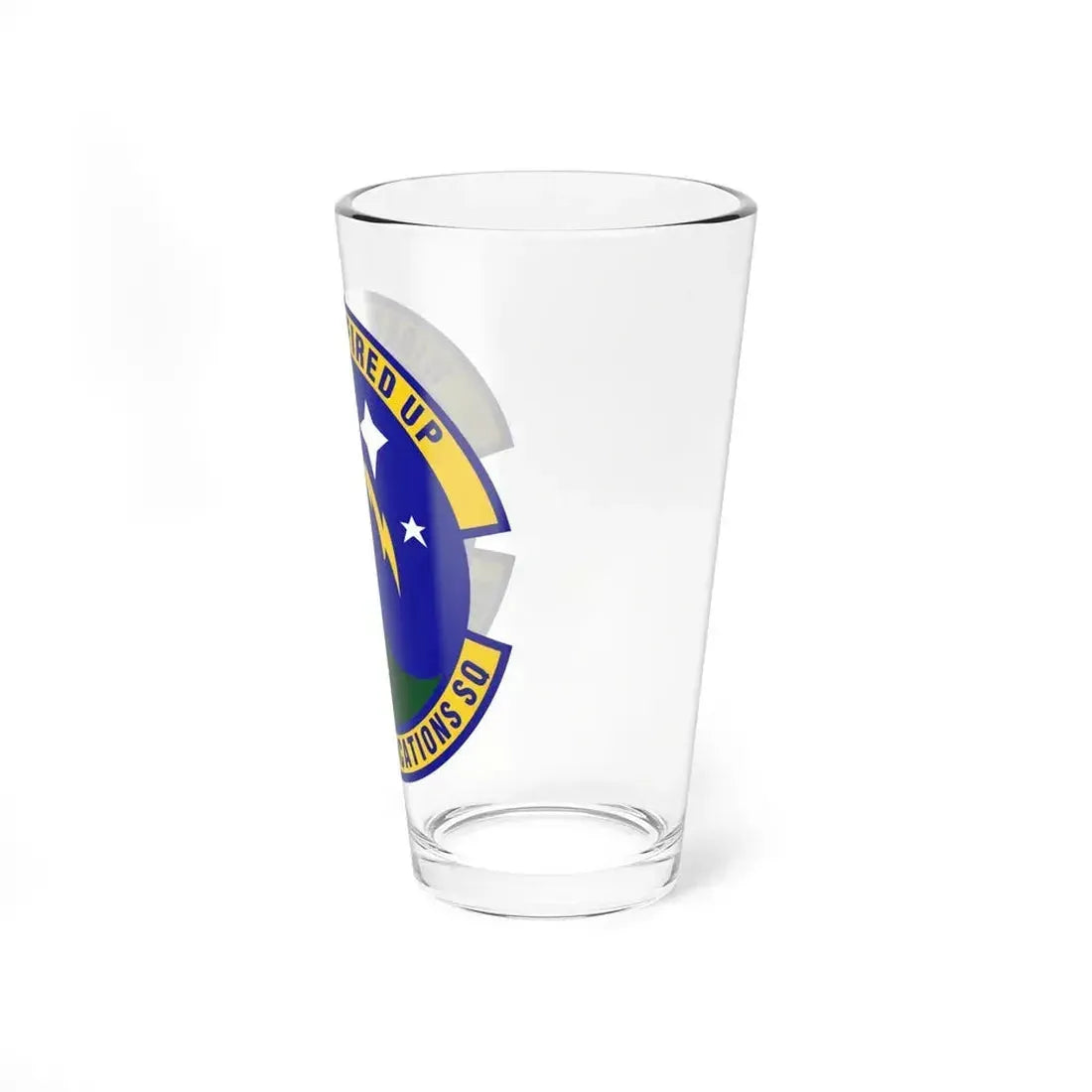 802d Communications Squadron (U.S. Air Force) Pint Glass 16oz - Go Mug Yourself