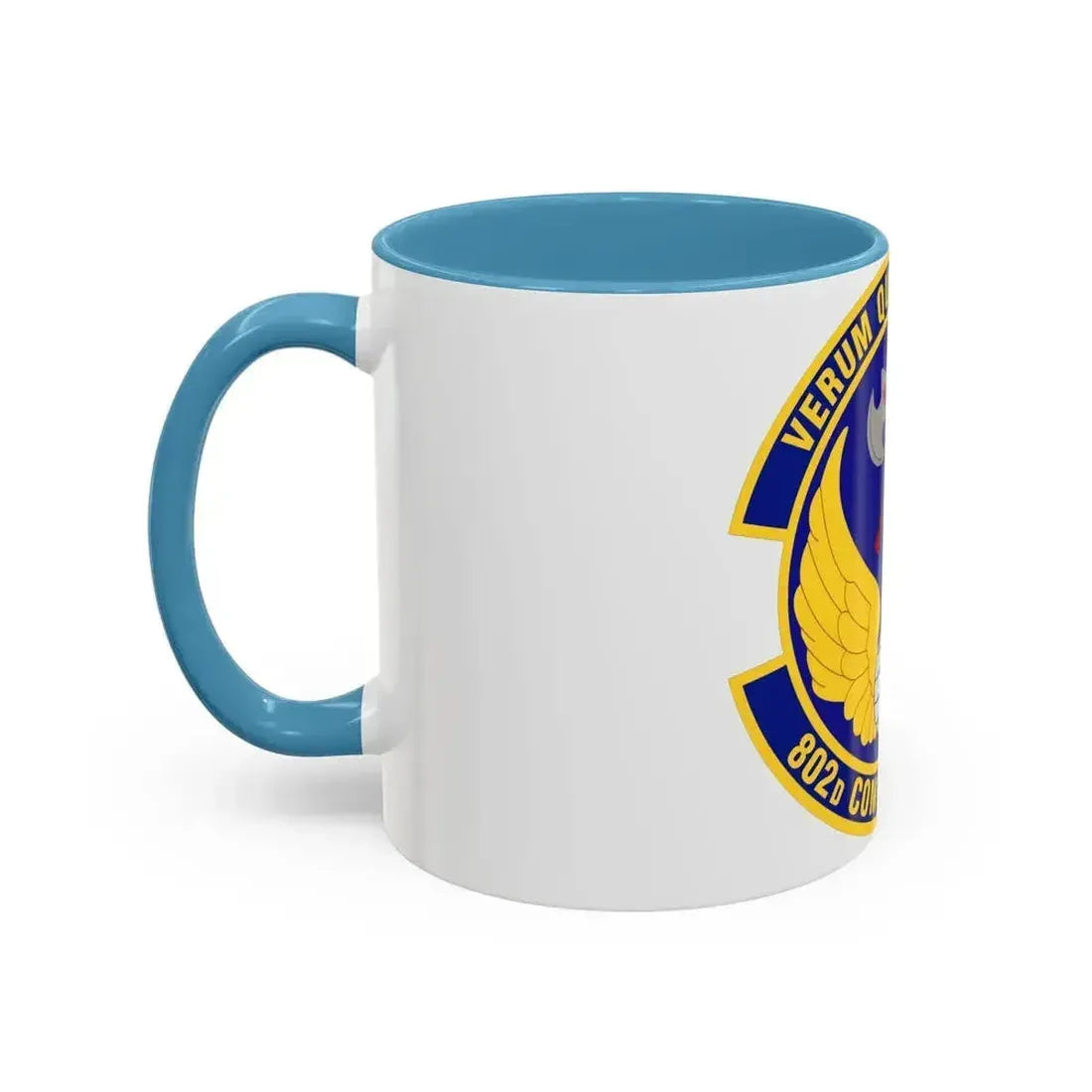 802d Comptroller Squadron (U.S. Air Force) Accent Coffee Mug - Go Mug Yourself