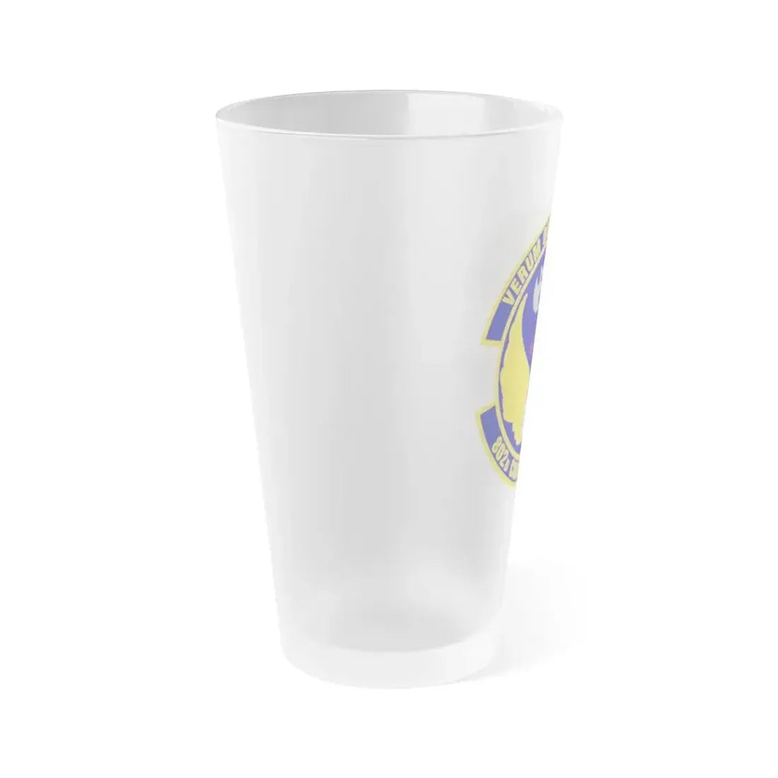 802d Comptroller Squadron (U.S. Air Force) Frosted Pint Glass 16oz - Go Mug Yourself