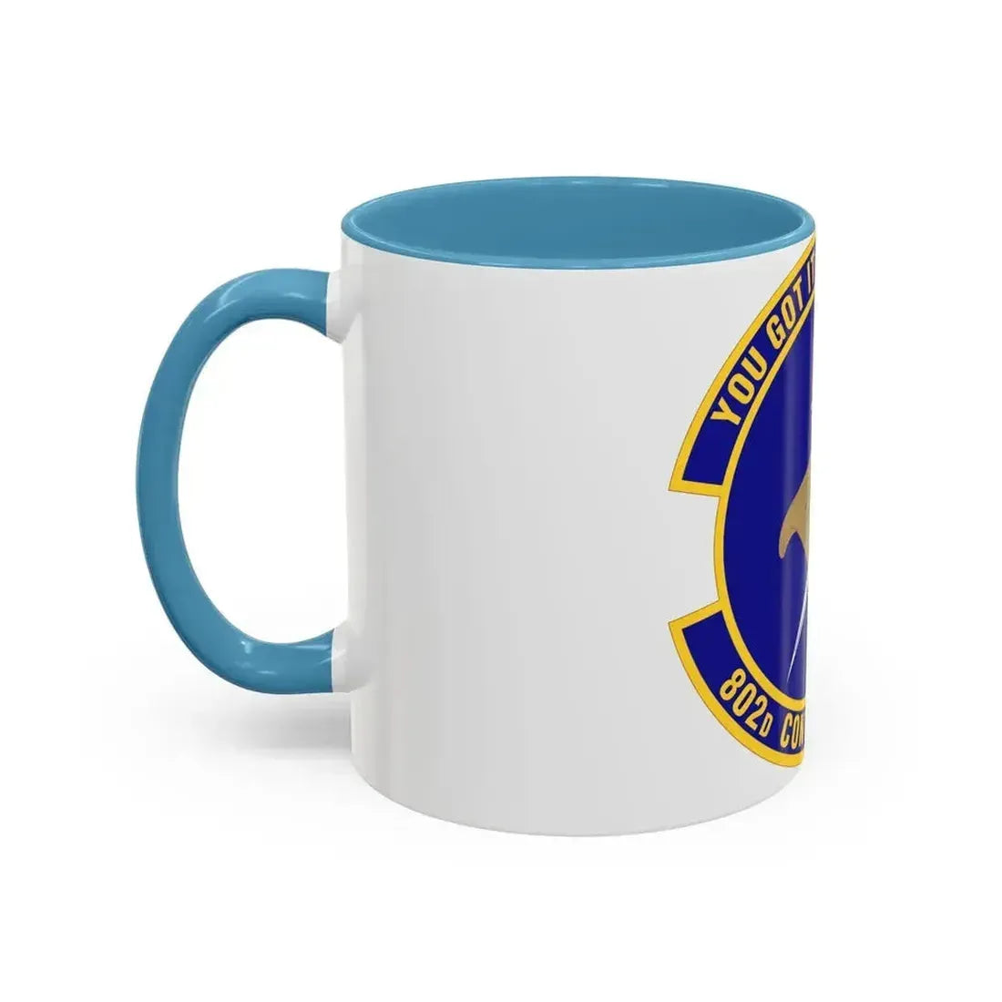 802d Contracting Squadron (U.S. Air Force) Accent Coffee Mug - Go Mug Yourself