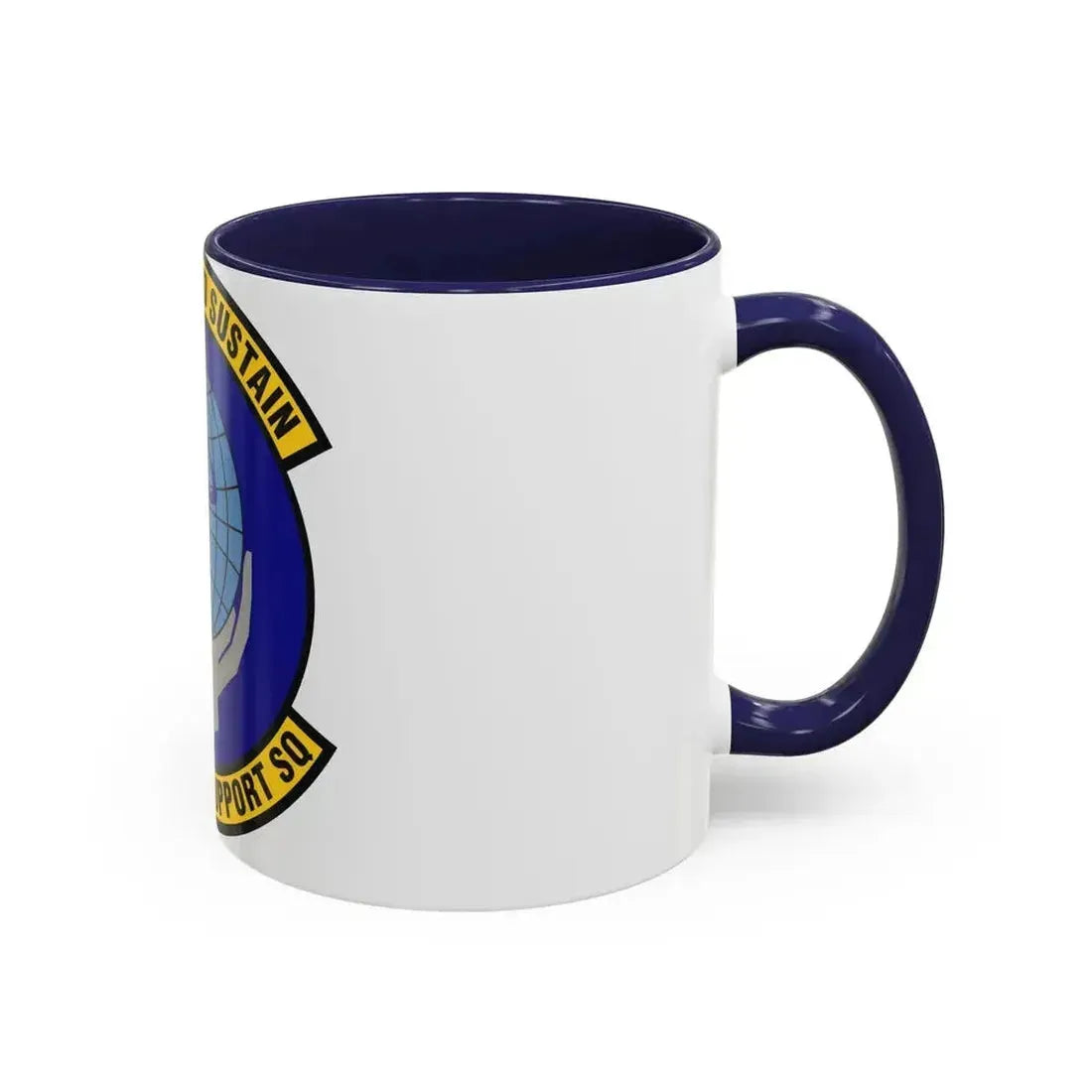802d Force Support Squadron (U.S. Air Force) Accent Coffee Mug - Go Mug Yourself