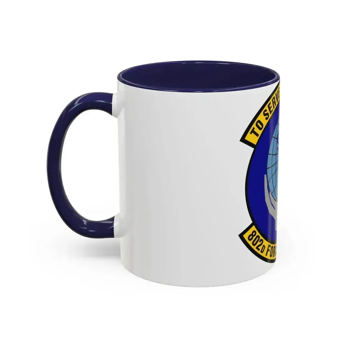 802d Force Support Squadron (U.S. Air Force) Accent Coffee Mug - Go Mug Yourself
