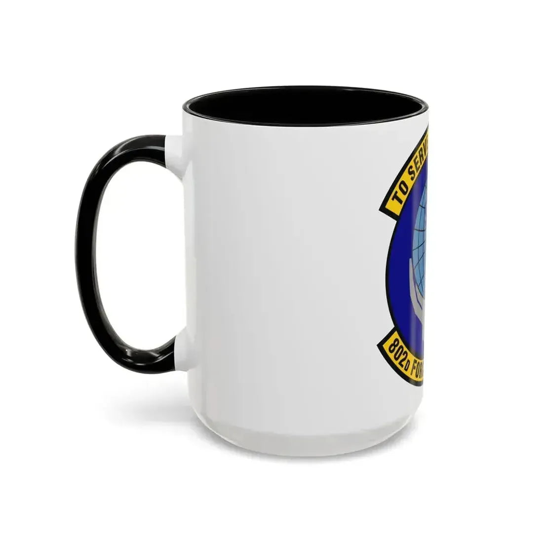 802d Force Support Squadron (U.S. Air Force) Accent Coffee Mug - Go Mug Yourself