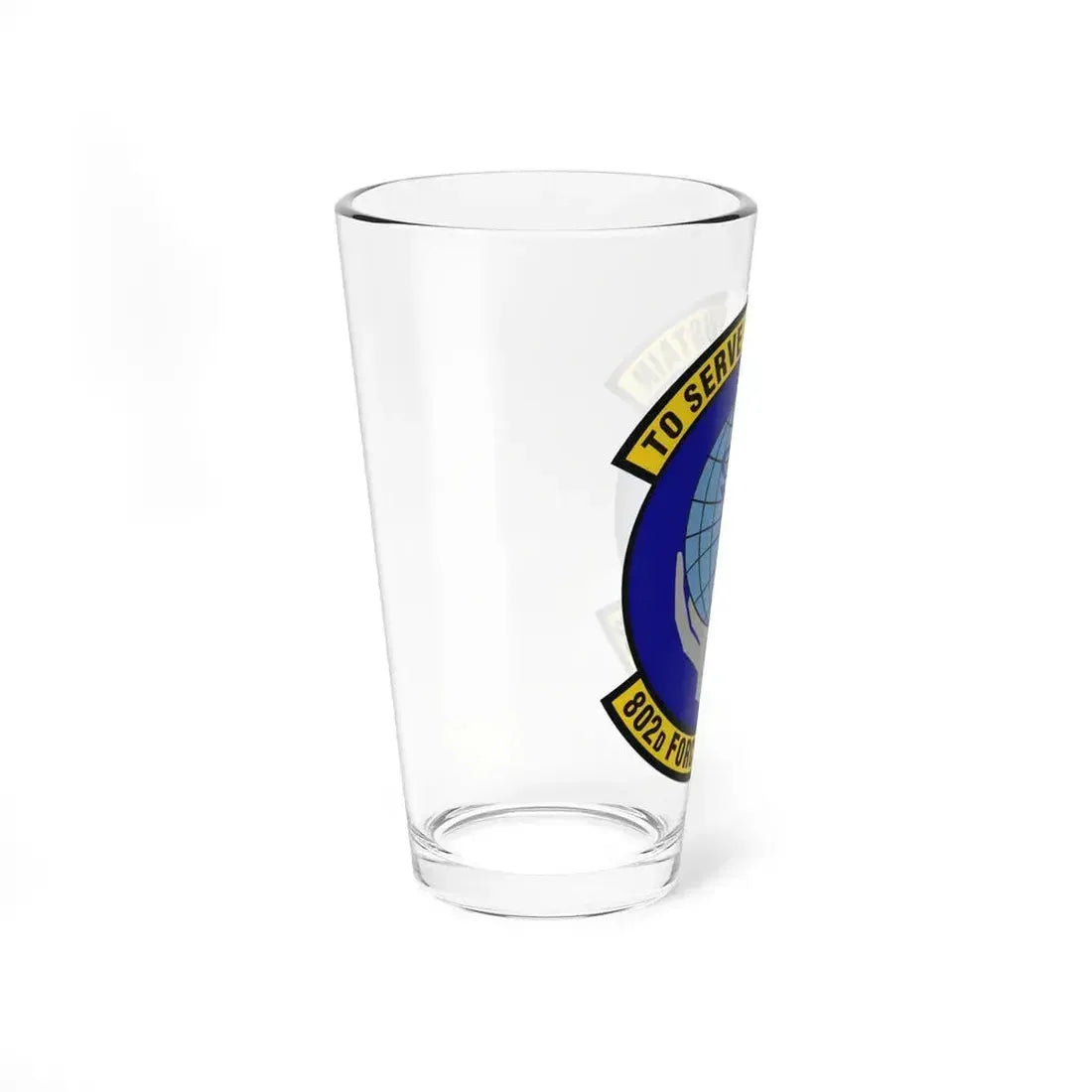 802d Force Support Squadron (U.S. Air Force) Pint Glass 16oz - Go Mug Yourself