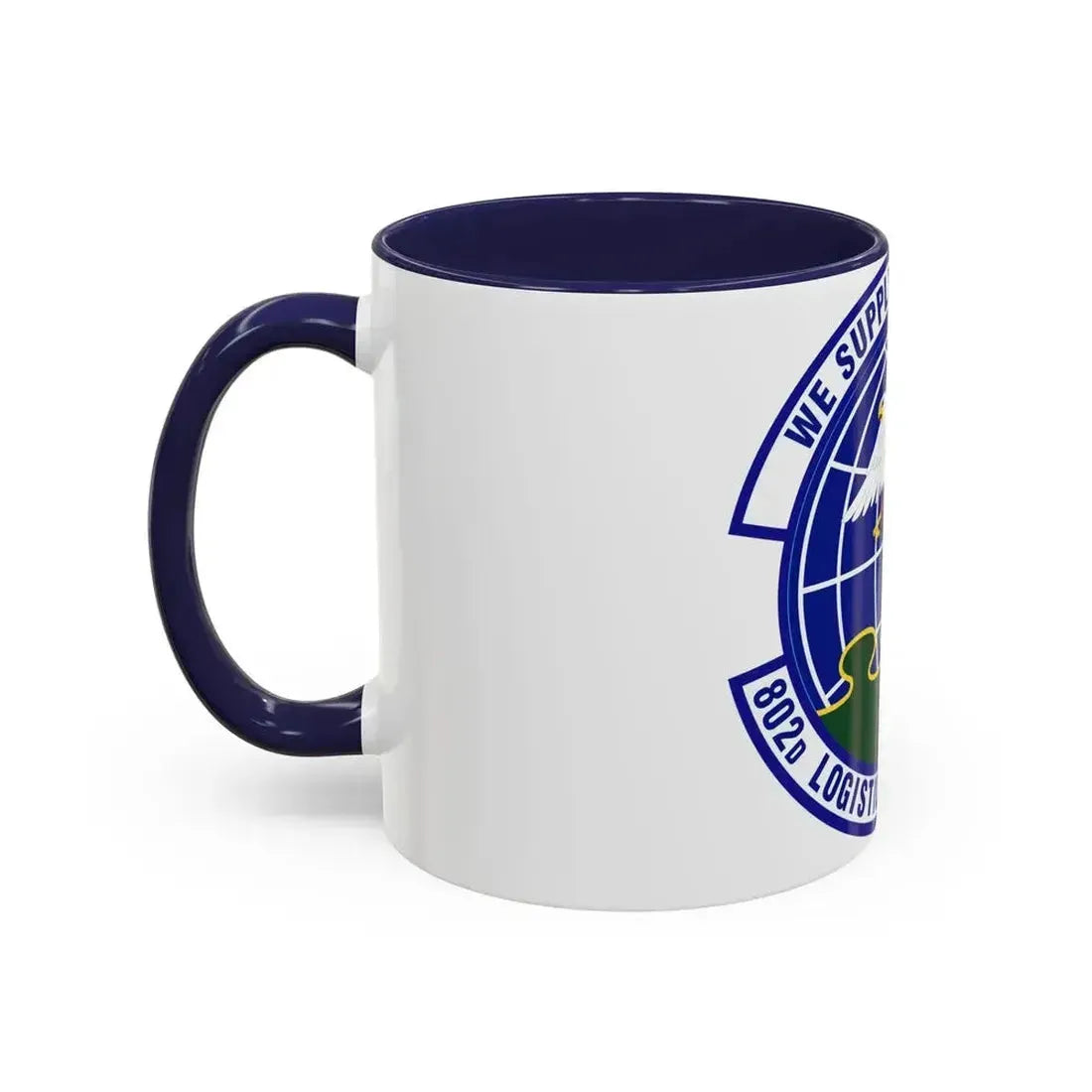 802d Logistics Readiness Squadron (U.S. Air Force) Accent Coffee Mug - Go Mug Yourself