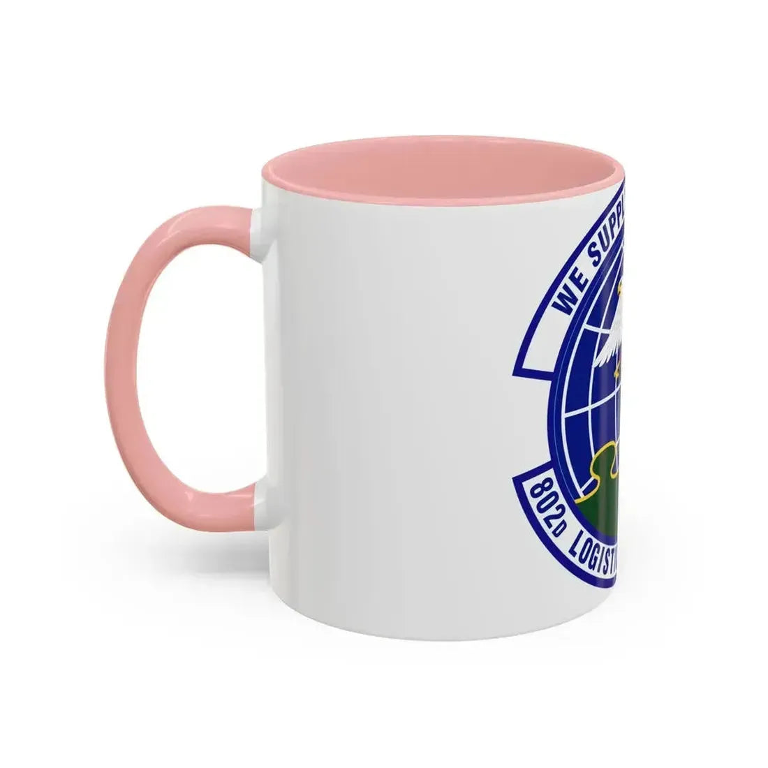 802d Logistics Readiness Squadron (U.S. Air Force) Accent Coffee Mug - Go Mug Yourself