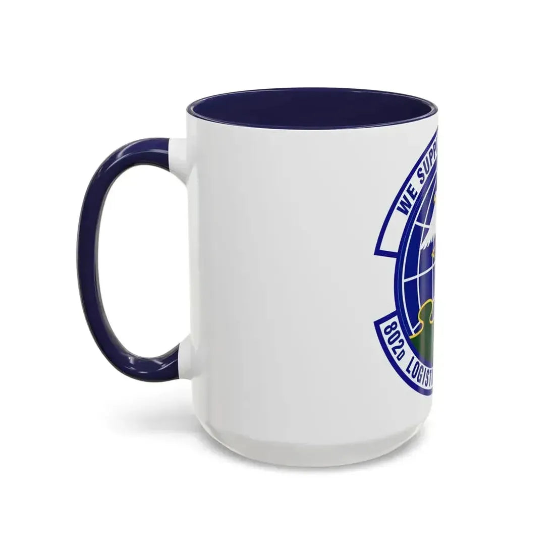 802d Logistics Readiness Squadron (U.S. Air Force) Accent Coffee Mug - Go Mug Yourself