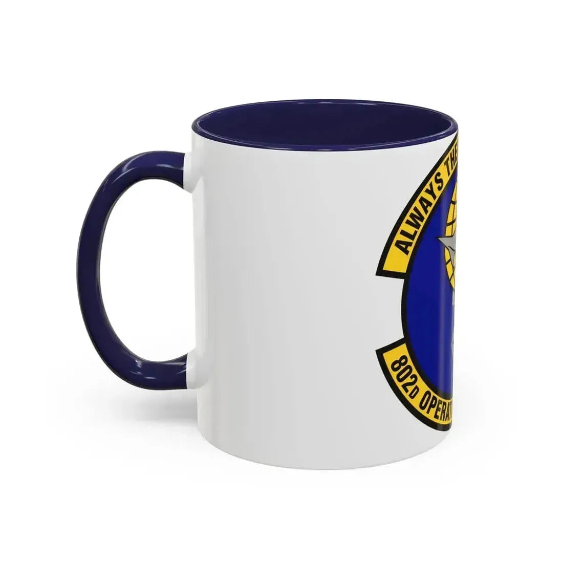 802d Operations Support Squadron (U.S. Air Force) Accent Coffee Mug - Go Mug Yourself