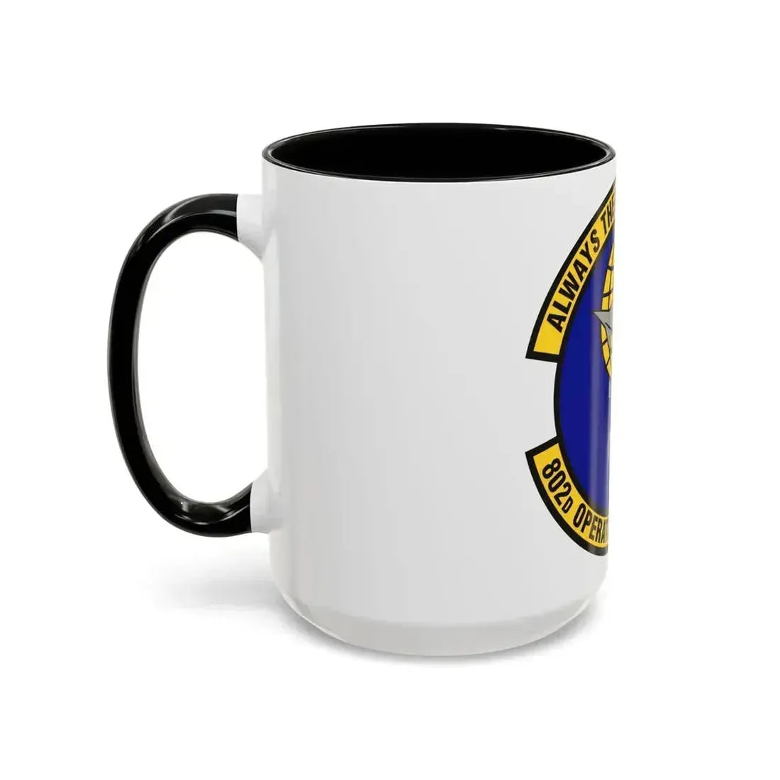 802d Operations Support Squadron (U.S. Air Force) Accent Coffee Mug - Go Mug Yourself