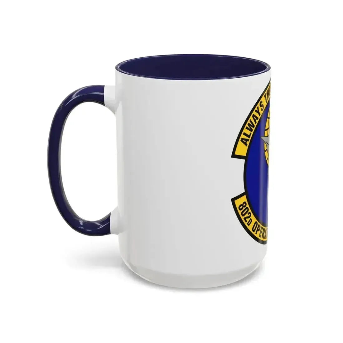 802d Operations Support Squadron (U.S. Air Force) Accent Coffee Mug - Go Mug Yourself