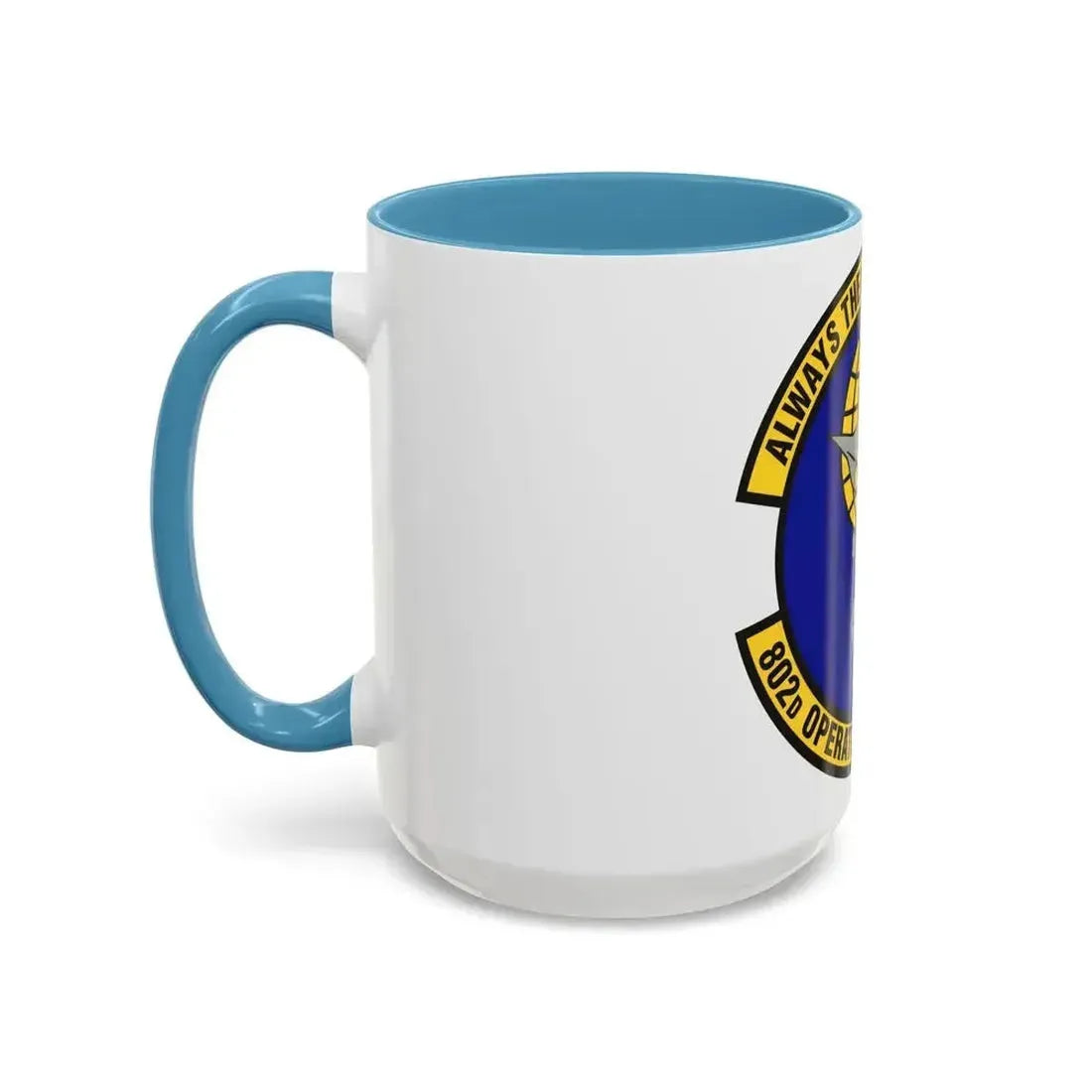 802d Operations Support Squadron (U.S. Air Force) Accent Coffee Mug - Go Mug Yourself