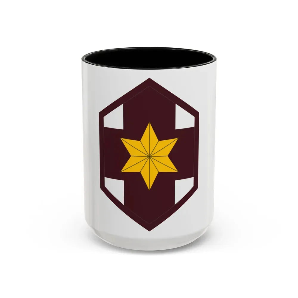 804 Medical Brigade (U.S. Army) Accent Coffee Mug 15oz Black - Go Mug Yourself