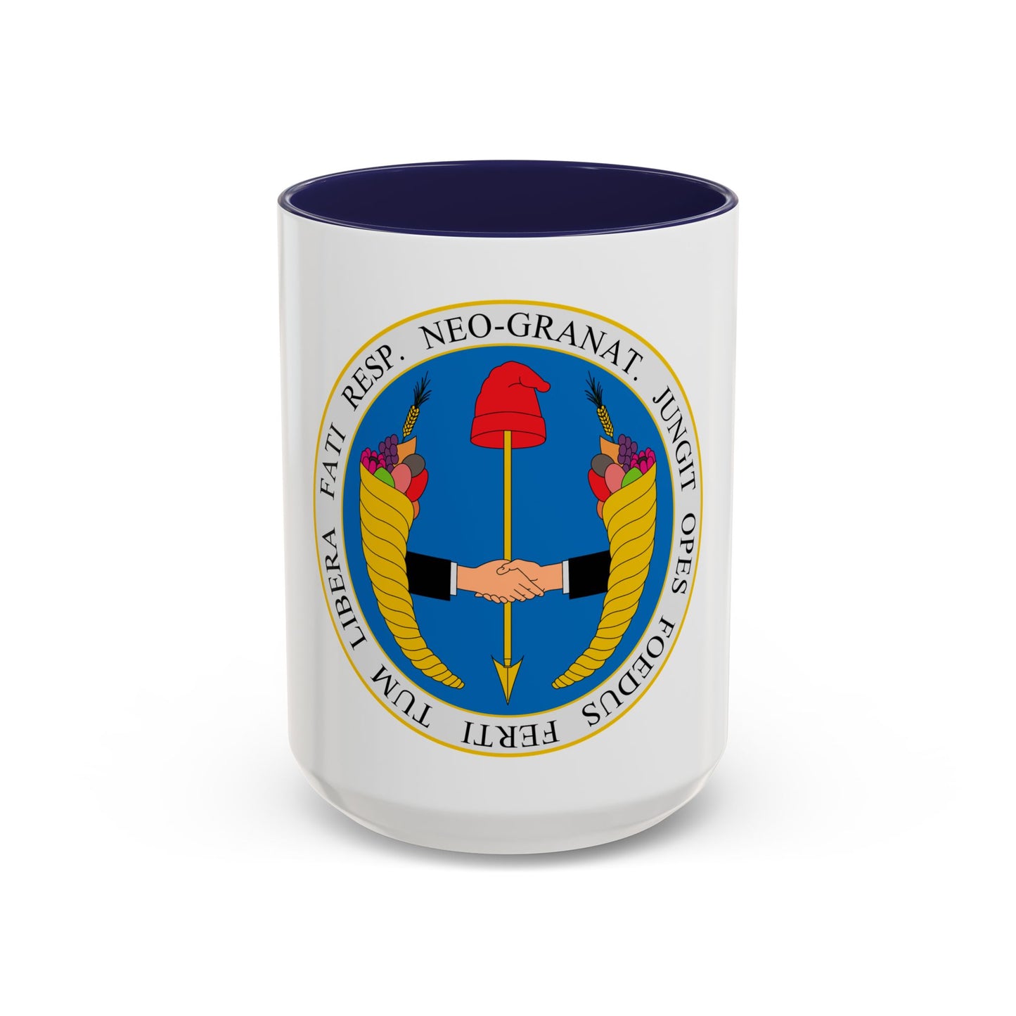Coat of arms of United Provinces of New Granada - Accent Coffee Mug