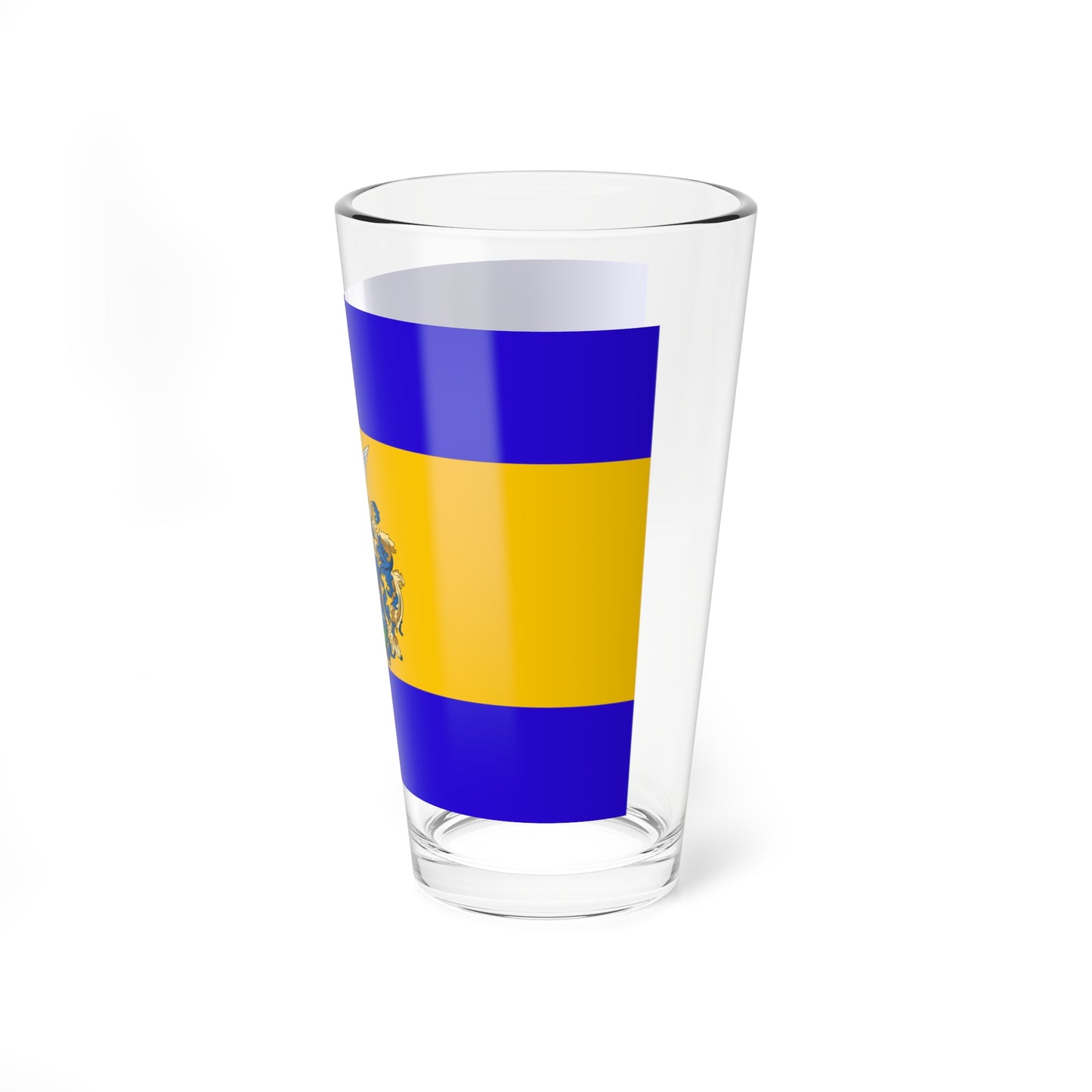 Flag of Debrecen ceremonial (Hungary) Pint Glass 16oz