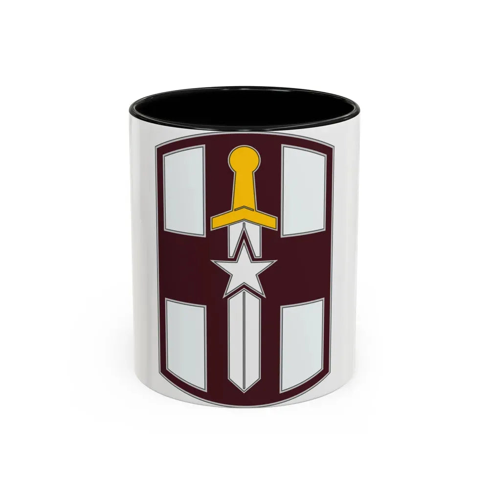807 Medical Brigade 3 (U.S. Army) Accent Coffee Mug 11oz Black - Go Mug Yourself