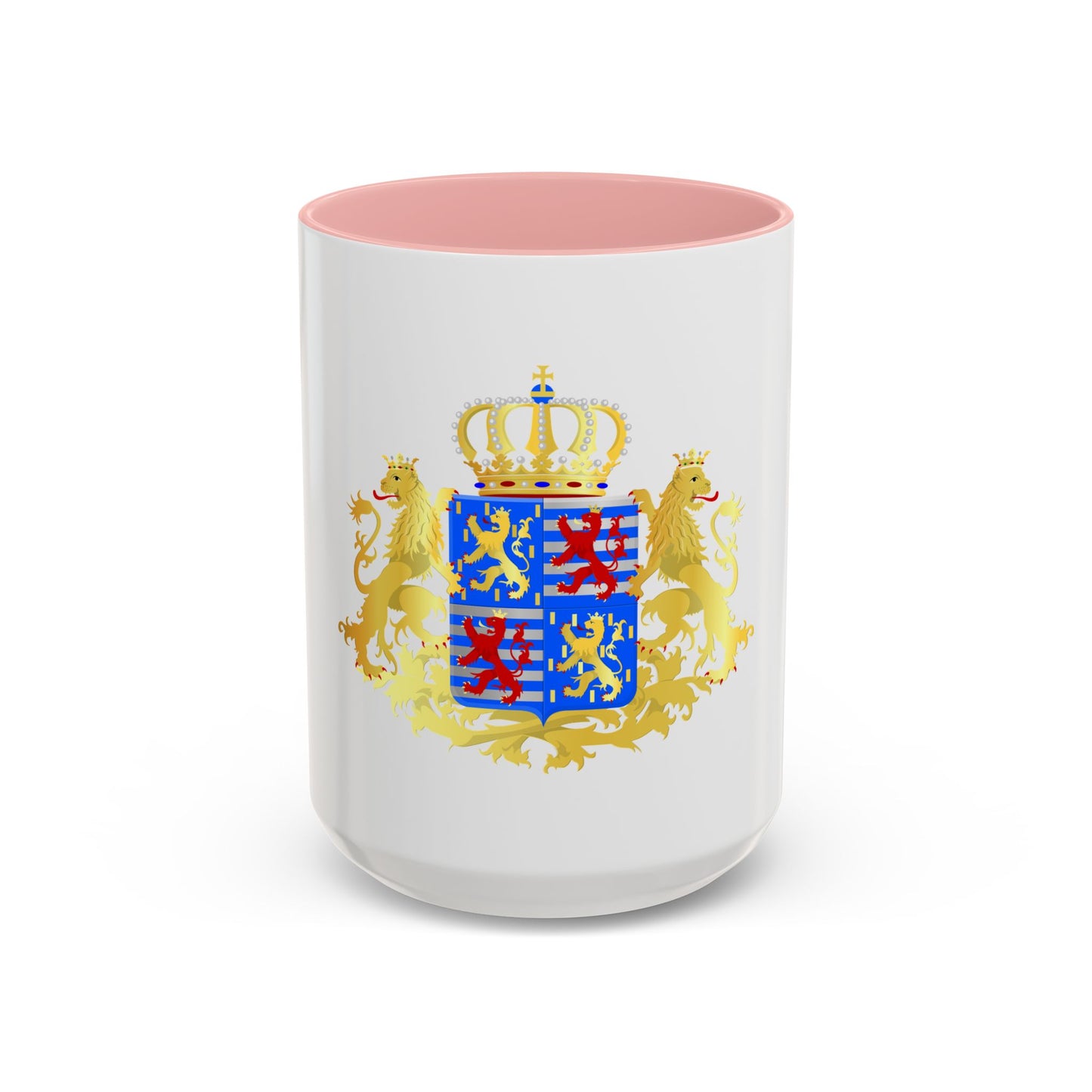 Middle coat of arms of the Grand Dukes of Luxembourg prior to 2000 - Accent Coffee Mug