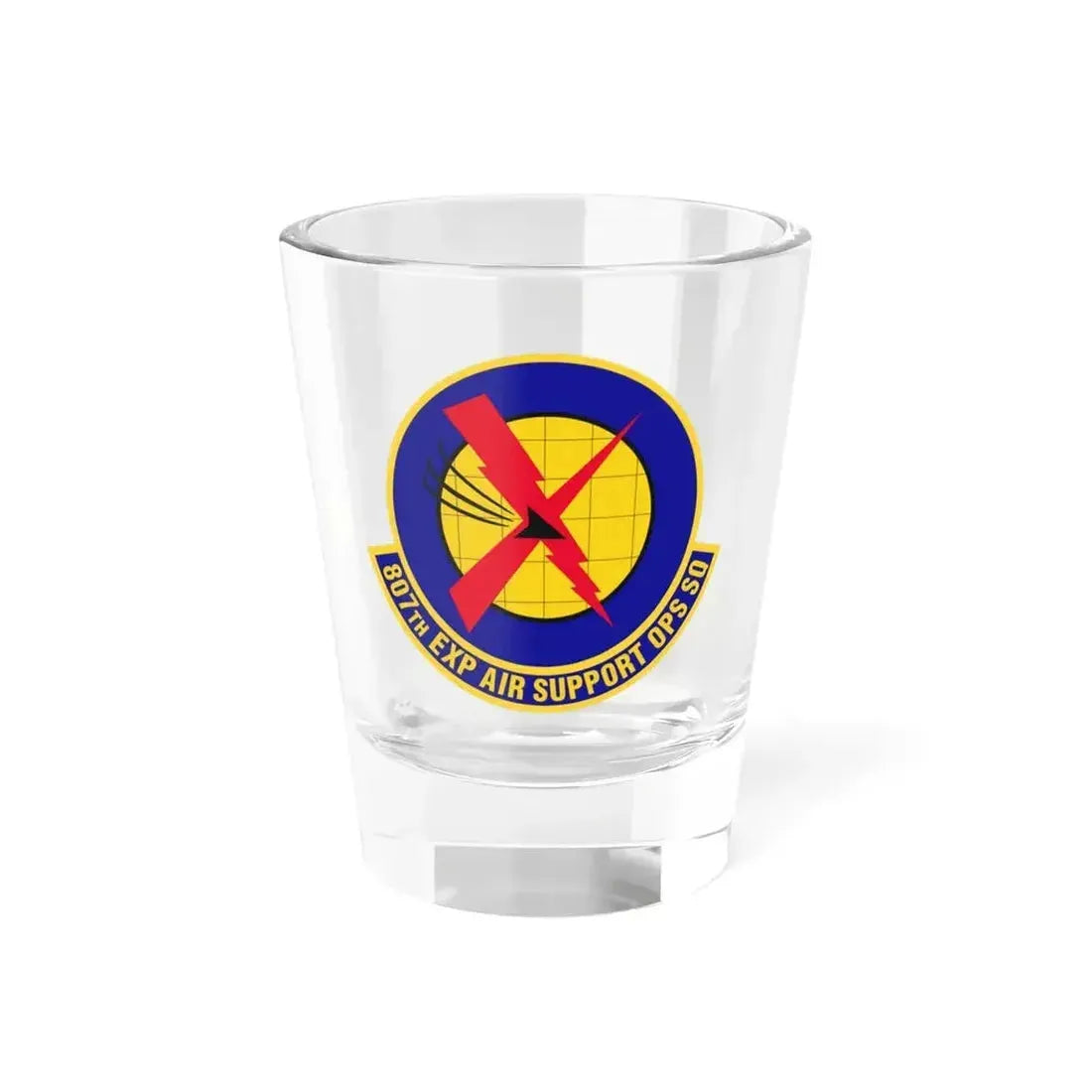 807th Expeditionary Air Support Operations Squadron (U.S. Air Force) Shot Glass 1.5oz 1.5oz - Go Mug Yourself