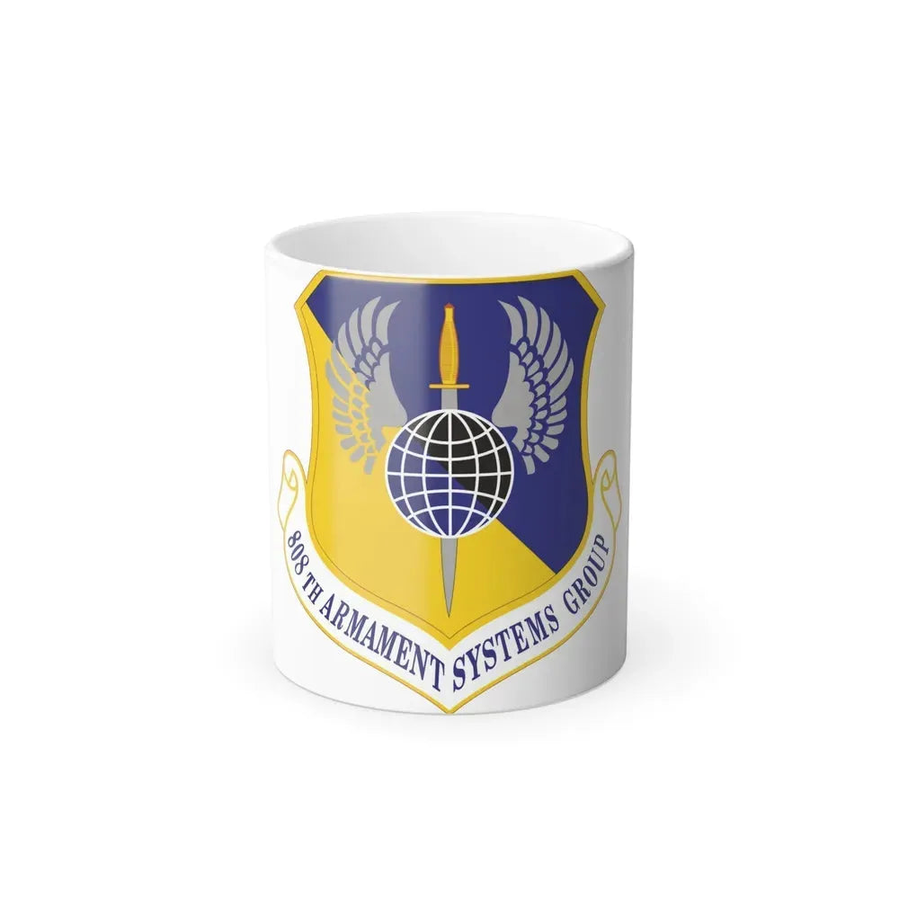 808th Armament Systems Group (U.S. Air Force) Color Changing Coffee Mug 11oz - Go Mug Yourself