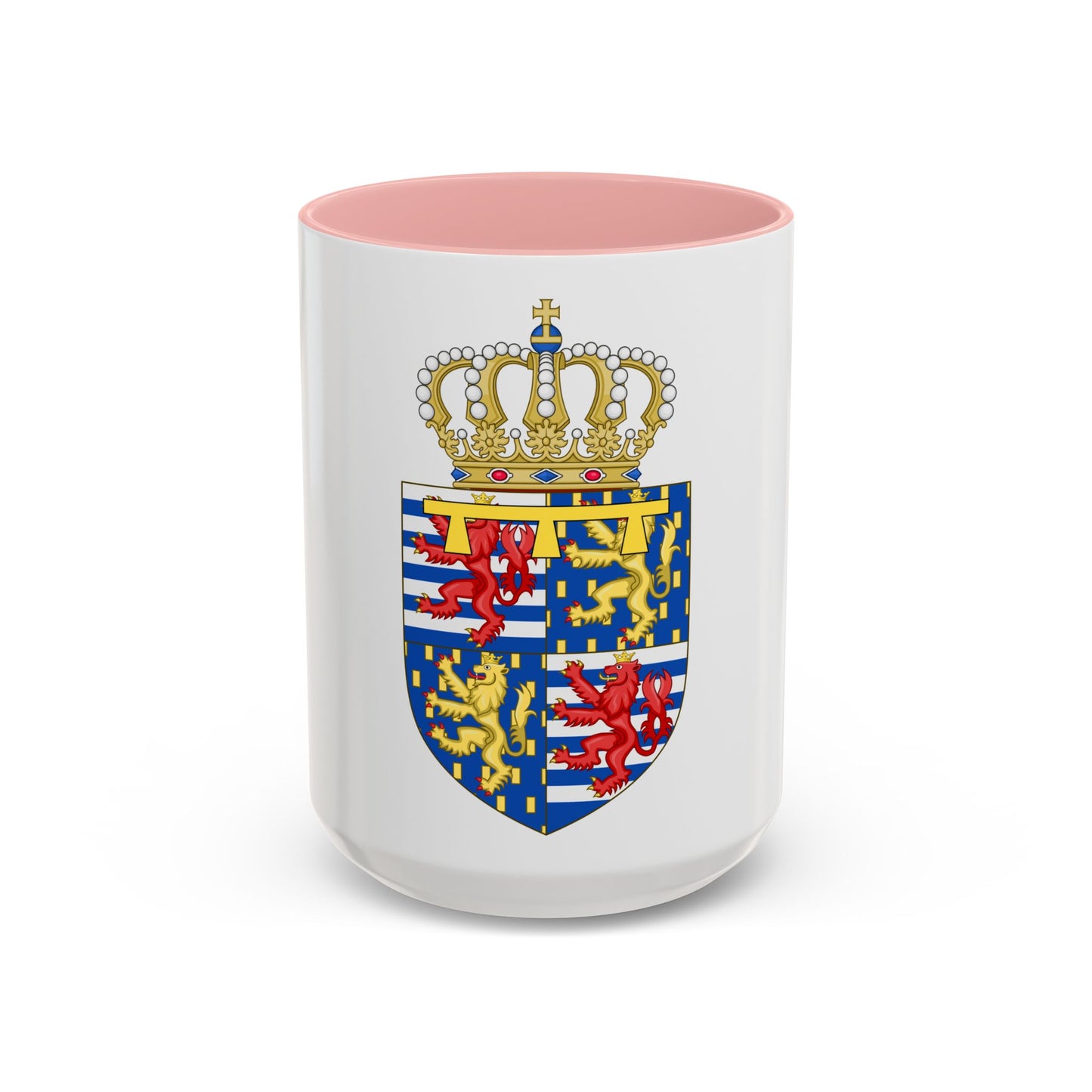 Lesser coat of arms of the Hereditary Grand Duke of Luxembourg (2000) - Accent Coffee Mug