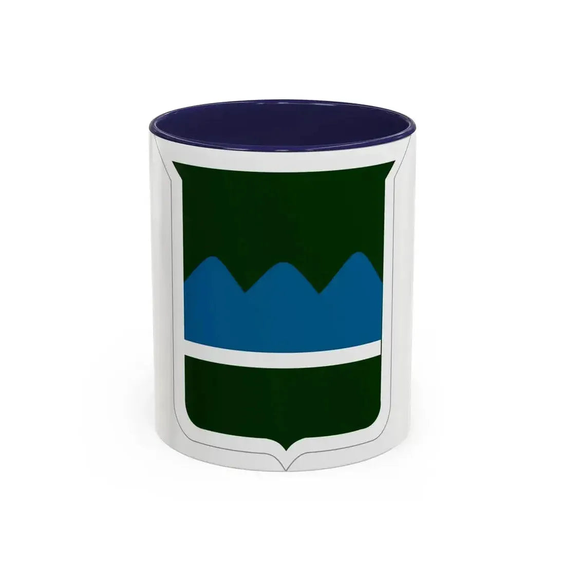 80th Inf Div SSI (U.S. Army) Accent Coffee Mug 11oz Navy - Go Mug Yourself