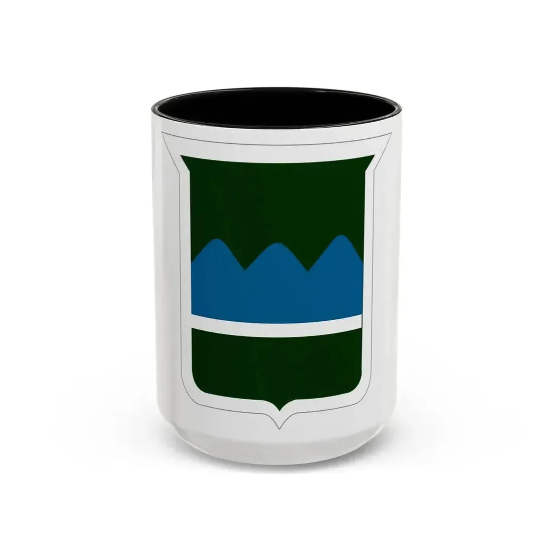 80th Inf Div SSI (U.S. Army) Accent Coffee Mug 15oz Black - Go Mug Yourself