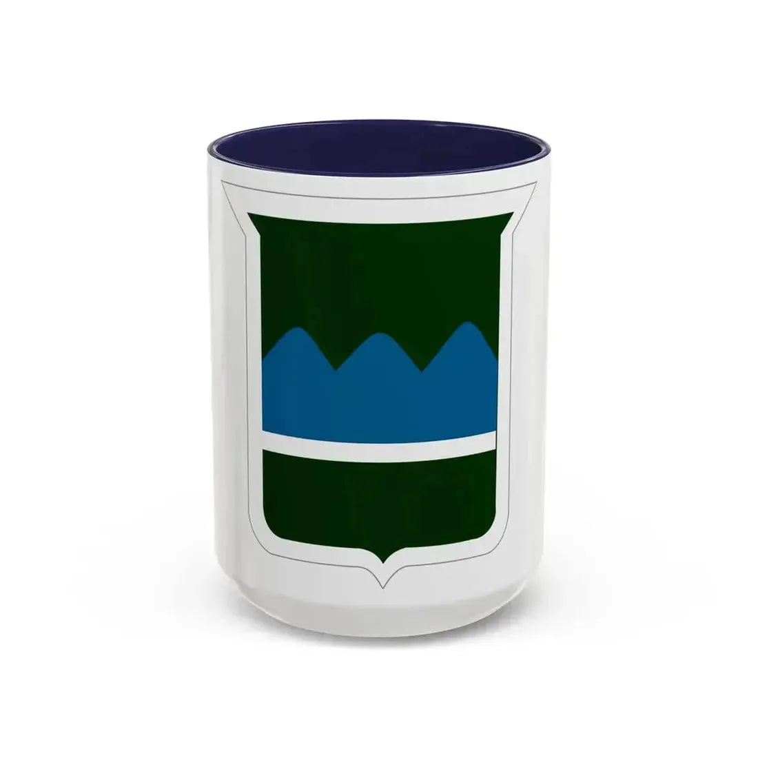 80th Inf Div SSI (U.S. Army) Accent Coffee Mug 15oz Navy - Go Mug Yourself