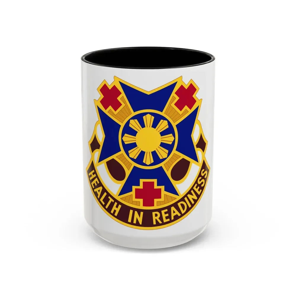 810 Field Hospital (U.S. Army) Accent Coffee Mug 15oz Black - Go Mug Yourself