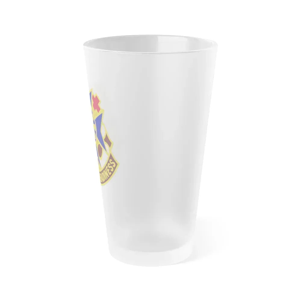 810 Field Hospital (U.S. Army) Frosted Pint Glass 16oz - Go Mug Yourself