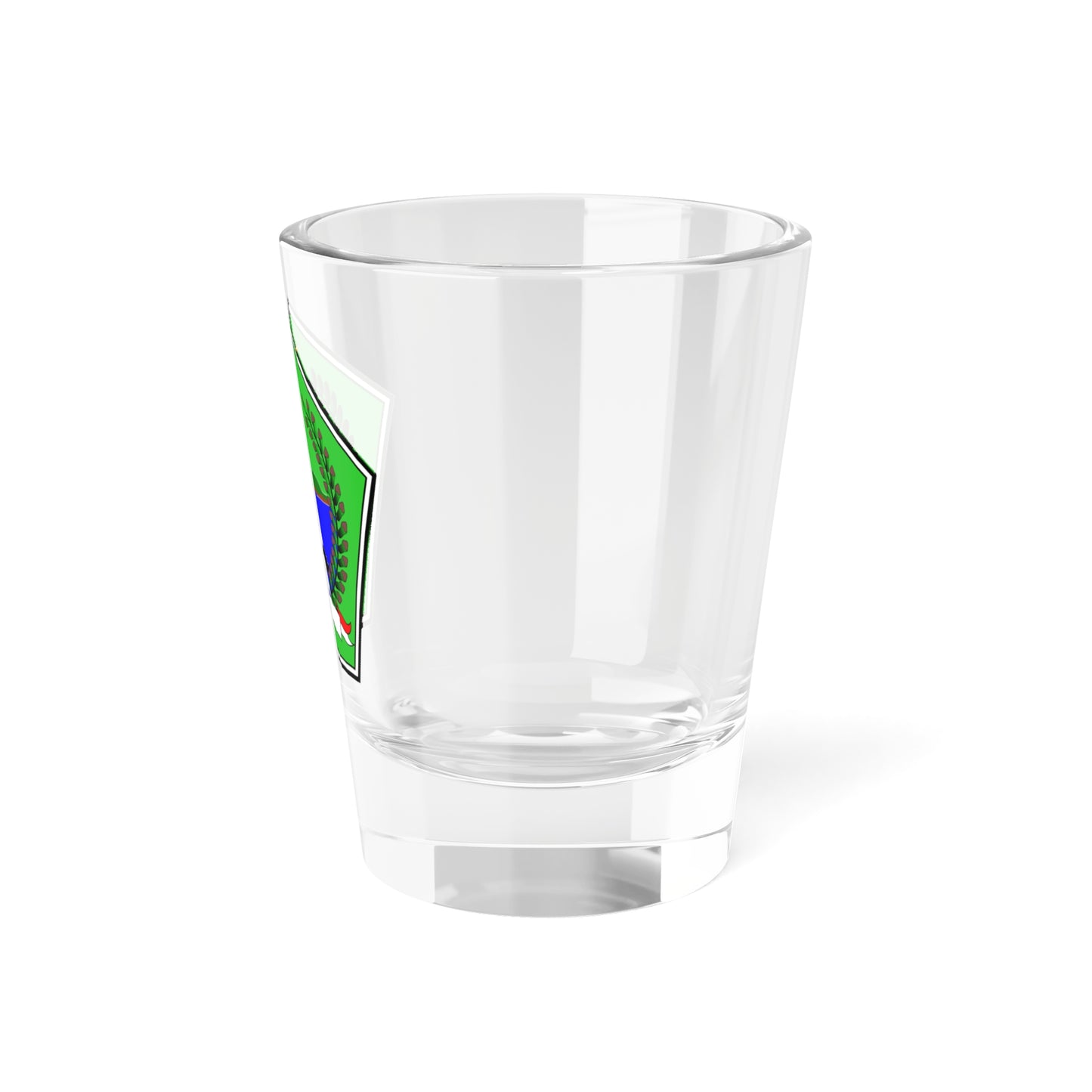 Lambang Kabupaten Kolaka Utara (Indonesia) (Coat of Arms) Shot Glass 1.5oz