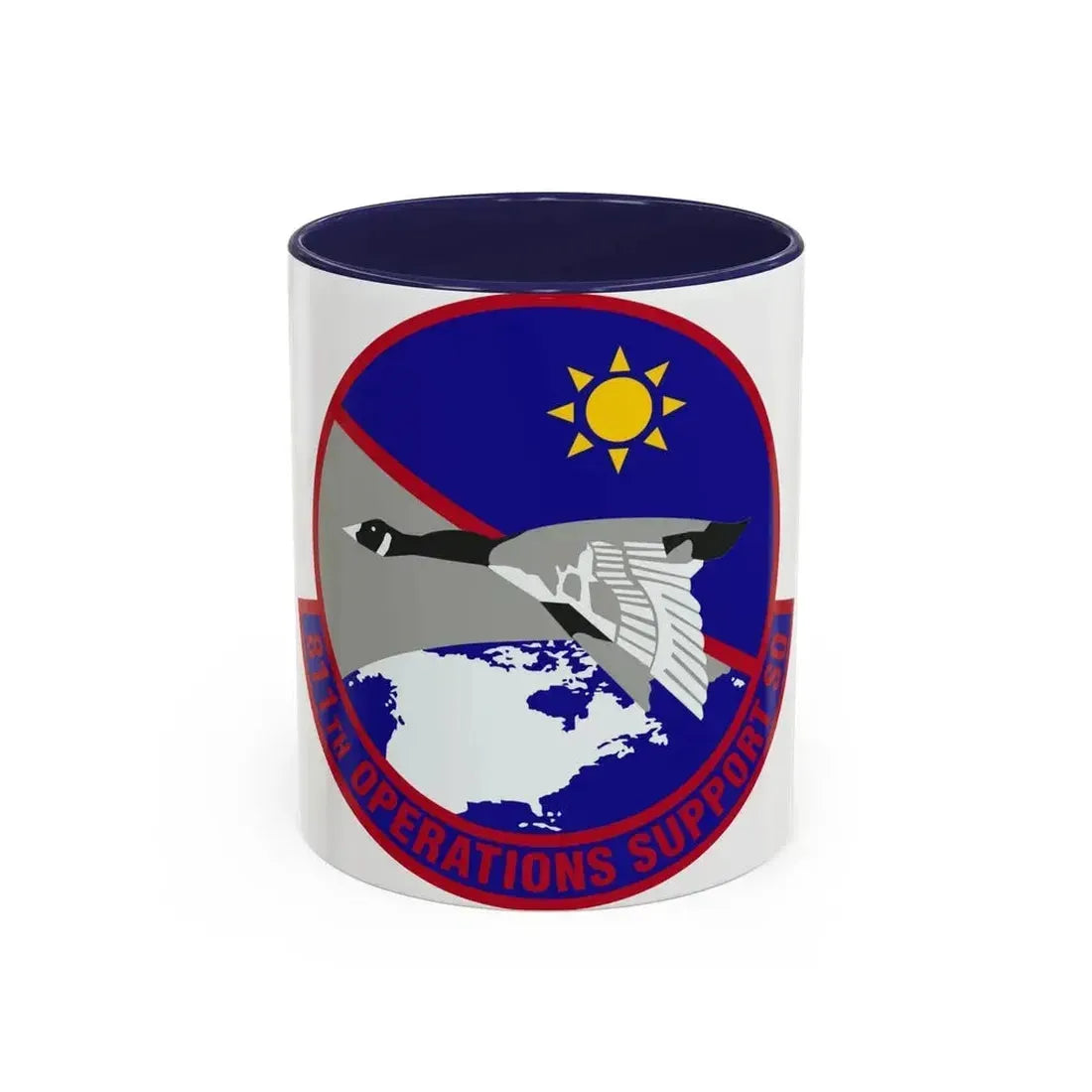 811th Operations Support Squadron (U.S. Air Force) Accent Coffee Mug 11oz Navy - Go Mug Yourself