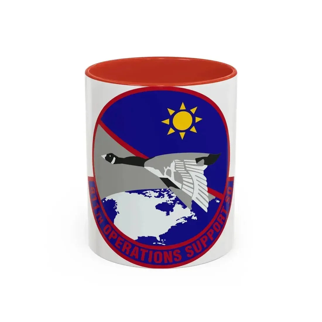 811th Operations Support Squadron (U.S. Air Force) Accent Coffee Mug 11oz Red - Go Mug Yourself