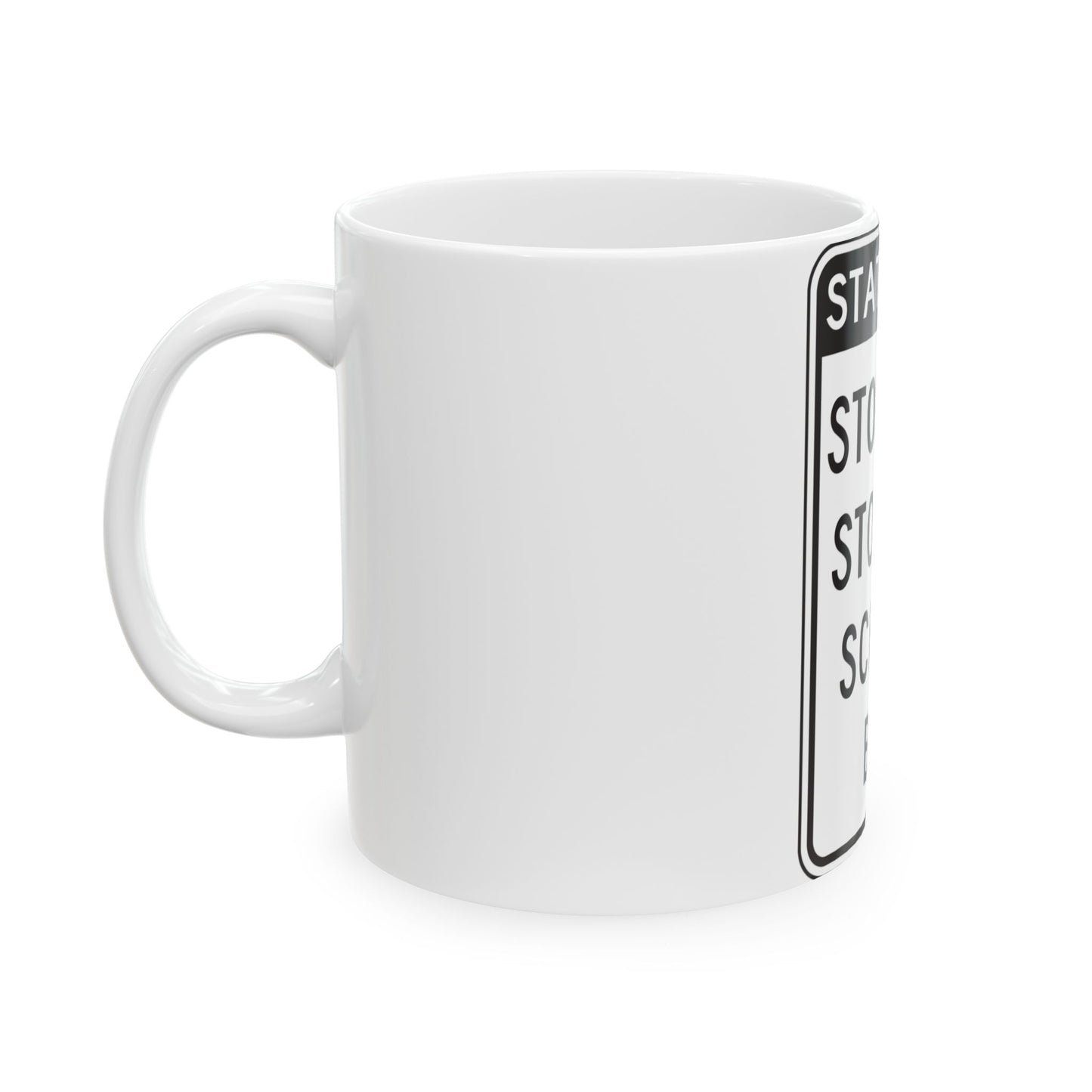 NYSDOT NYR9-20 (New York) (Road Sign) White Coffee Mug