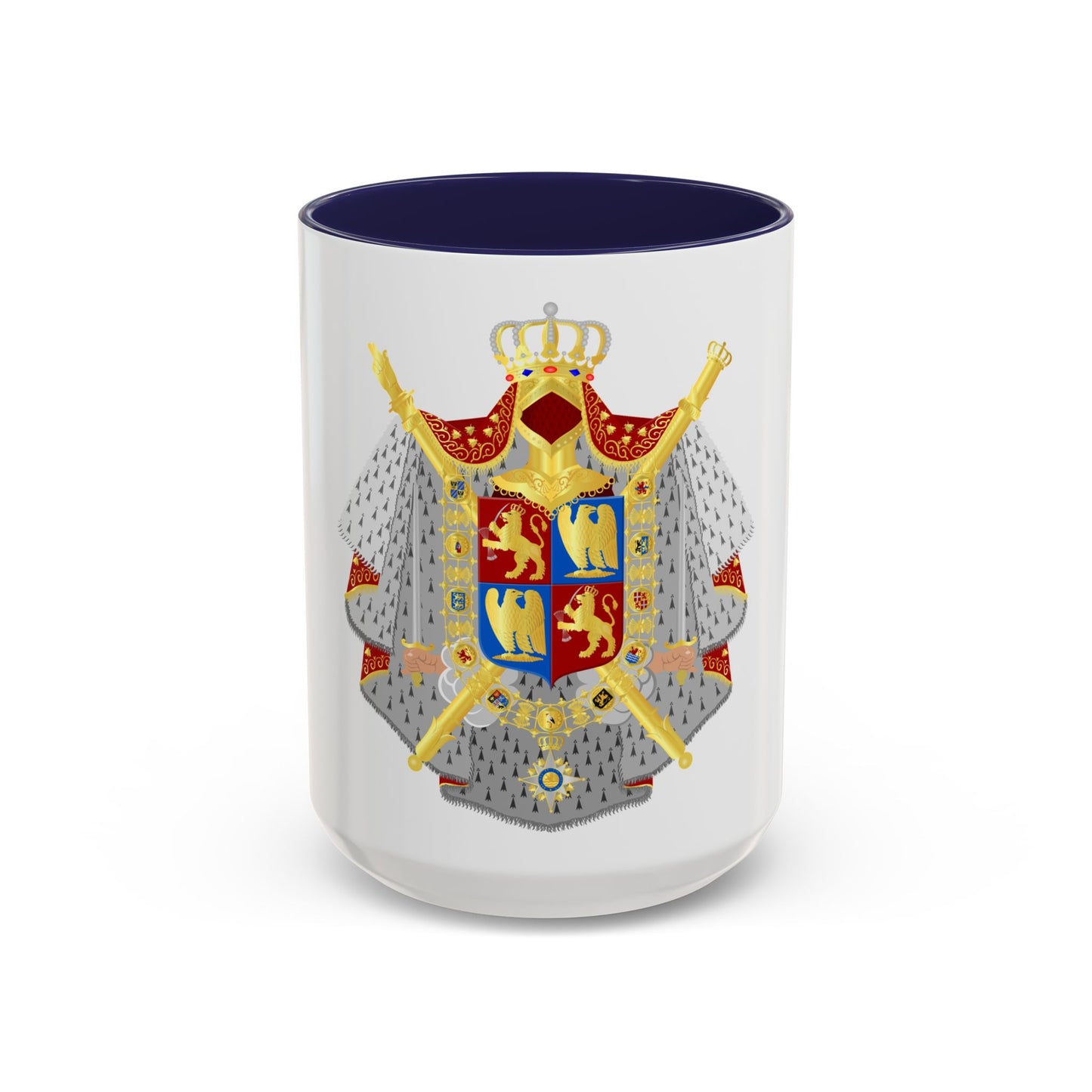 Coat of arms of kingdom Holland King Lodewijk 1808 - Accent Coffee Mug