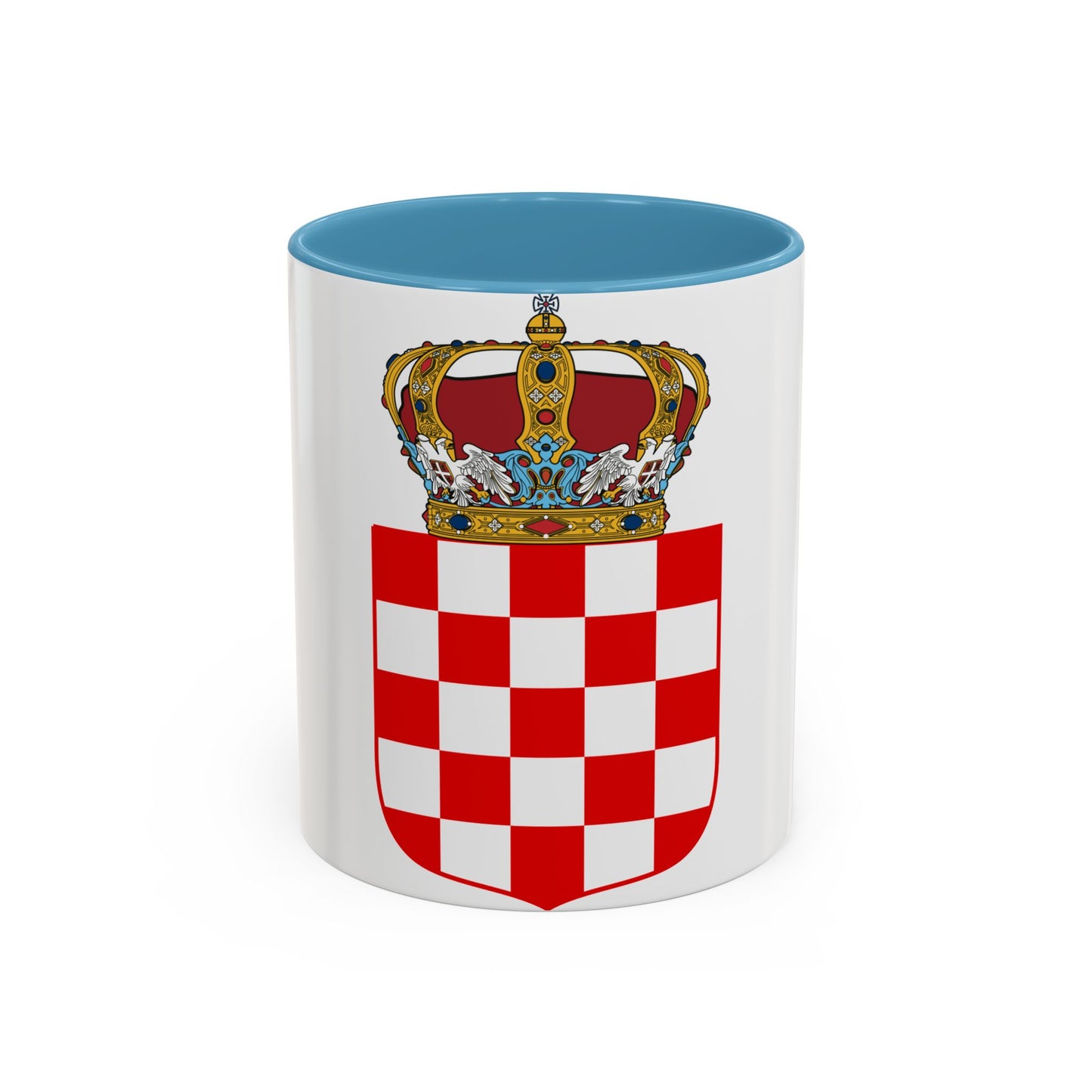 Coat of Arms of the Banate of Croatia - Accent Coffee Mug