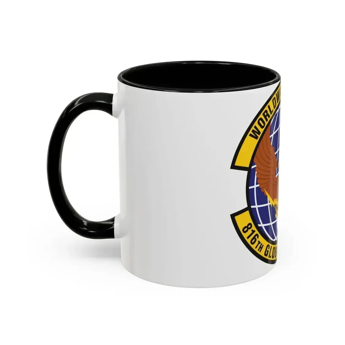 816th Global Mobility Squadron (U.S. Air Force) Accent Coffee Mug - Go Mug Yourself