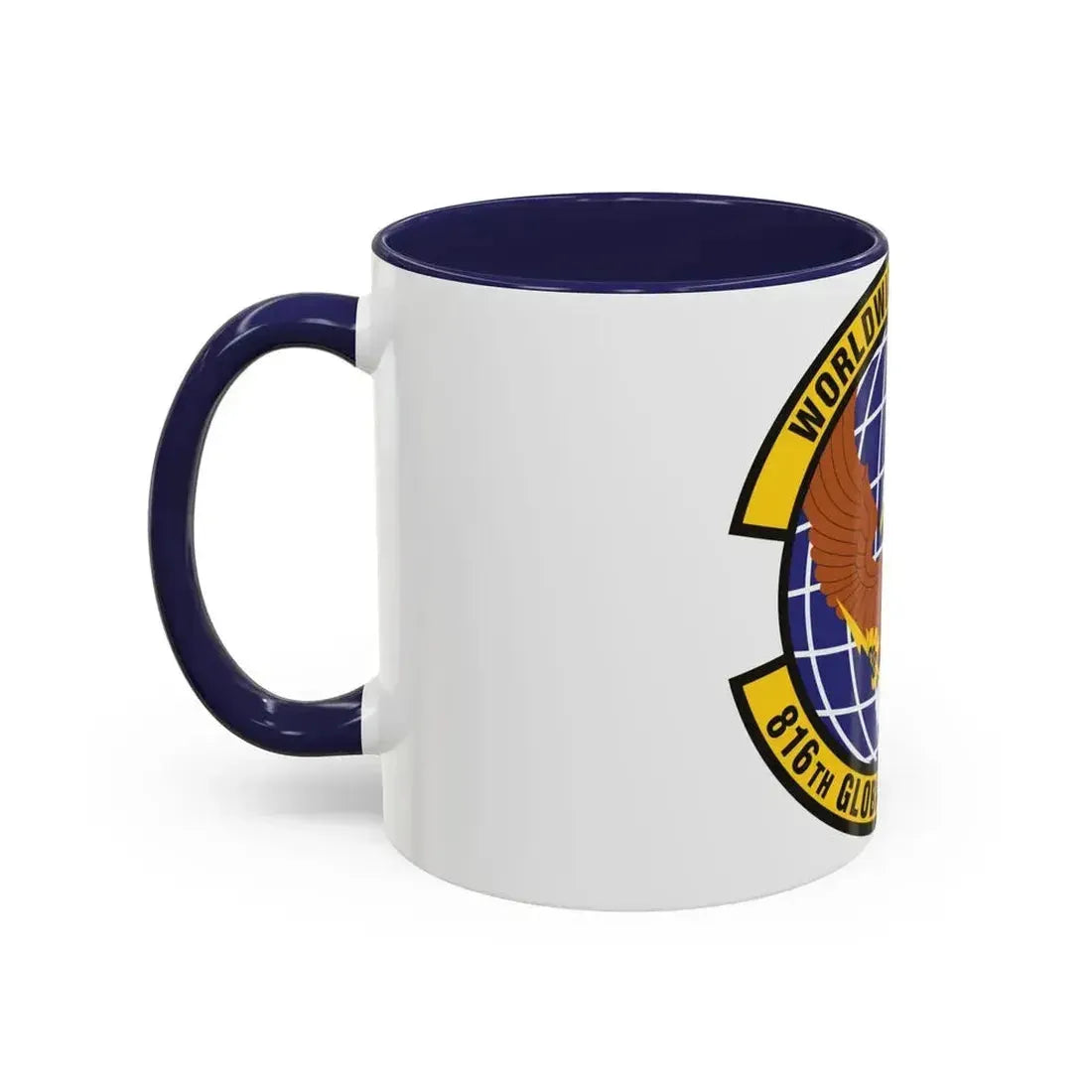 816th Global Mobility Squadron (U.S. Air Force) Accent Coffee Mug - Go Mug Yourself