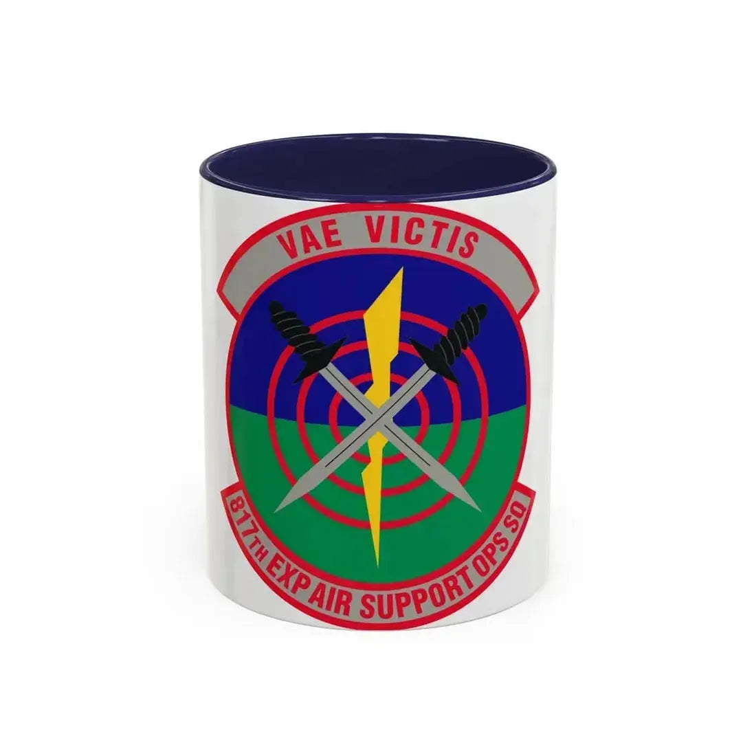 817th Expeditionary Air Support Operations Squadron (U.S. Air Force) Accent Coffee Mug 11oz Navy - Go Mug Yourself