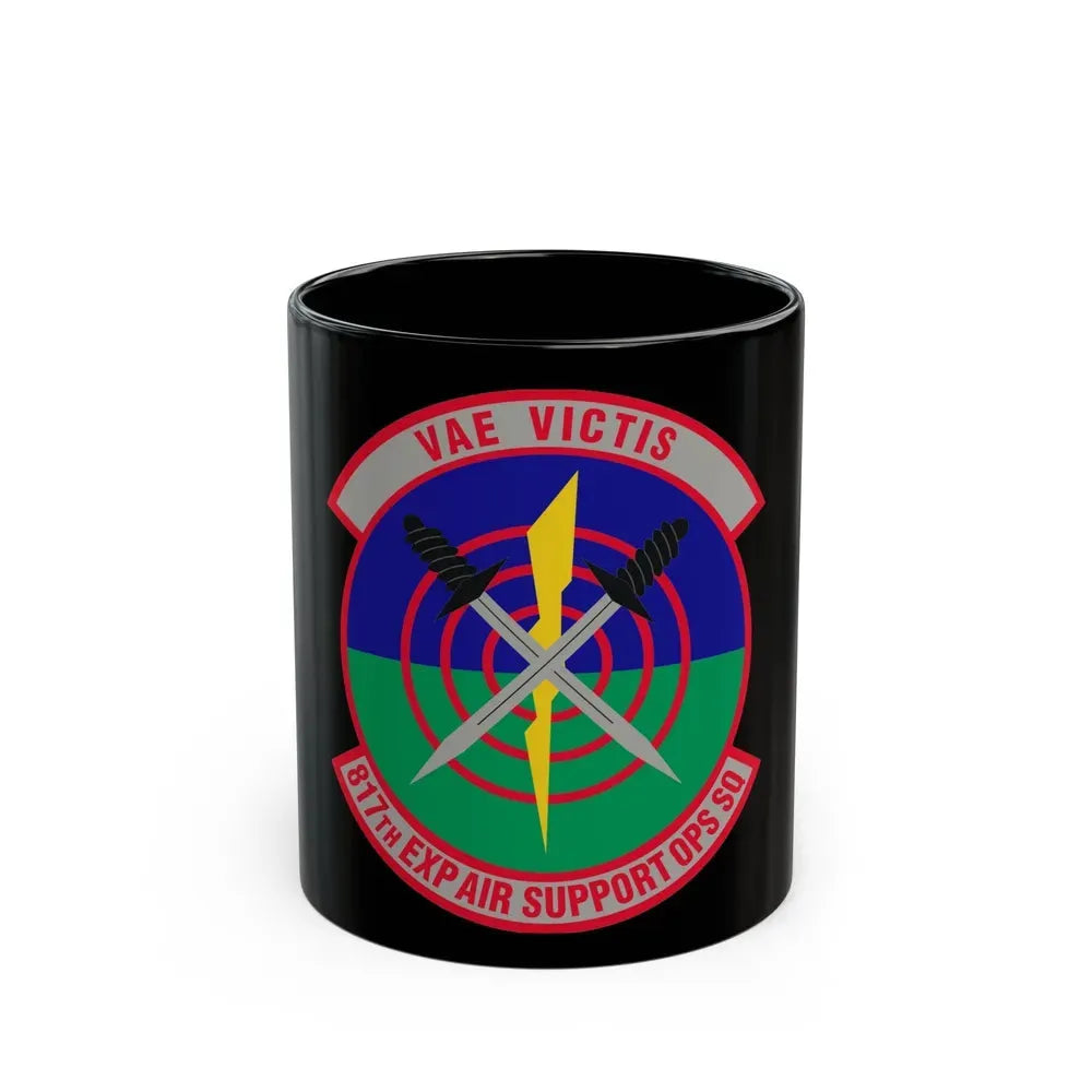 817th Expeditionary Air Support Operations Squadron (U.S. Air Force) Black Coffee Mug 11oz - Go Mug Yourself