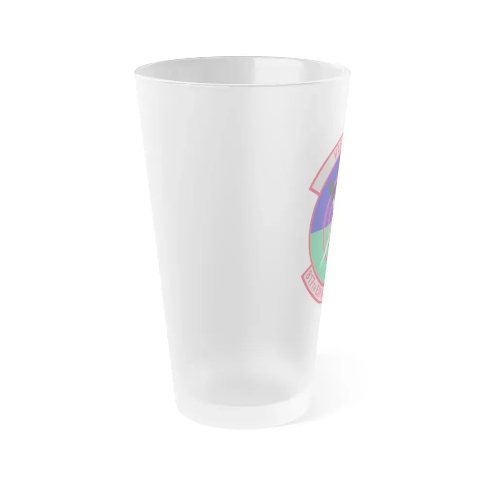 817th Expeditionary Air Support Operations Squadron (U.S. Air Force) Frosted Pint Glass 16oz - Go Mug Yourself