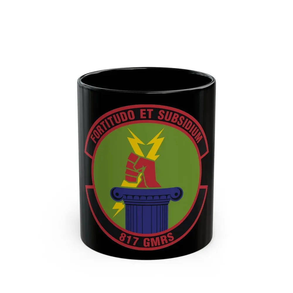 817th Global Mobility Readiness Squadron (U.S. Air Force) Black Coffee Mug 11oz - Go Mug Yourself