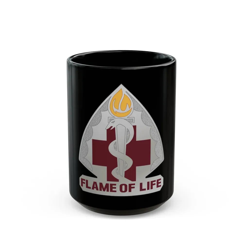 818 Medical Battalion (U.S. Army) Black Coffee Mug 15oz - Go Mug Yourself