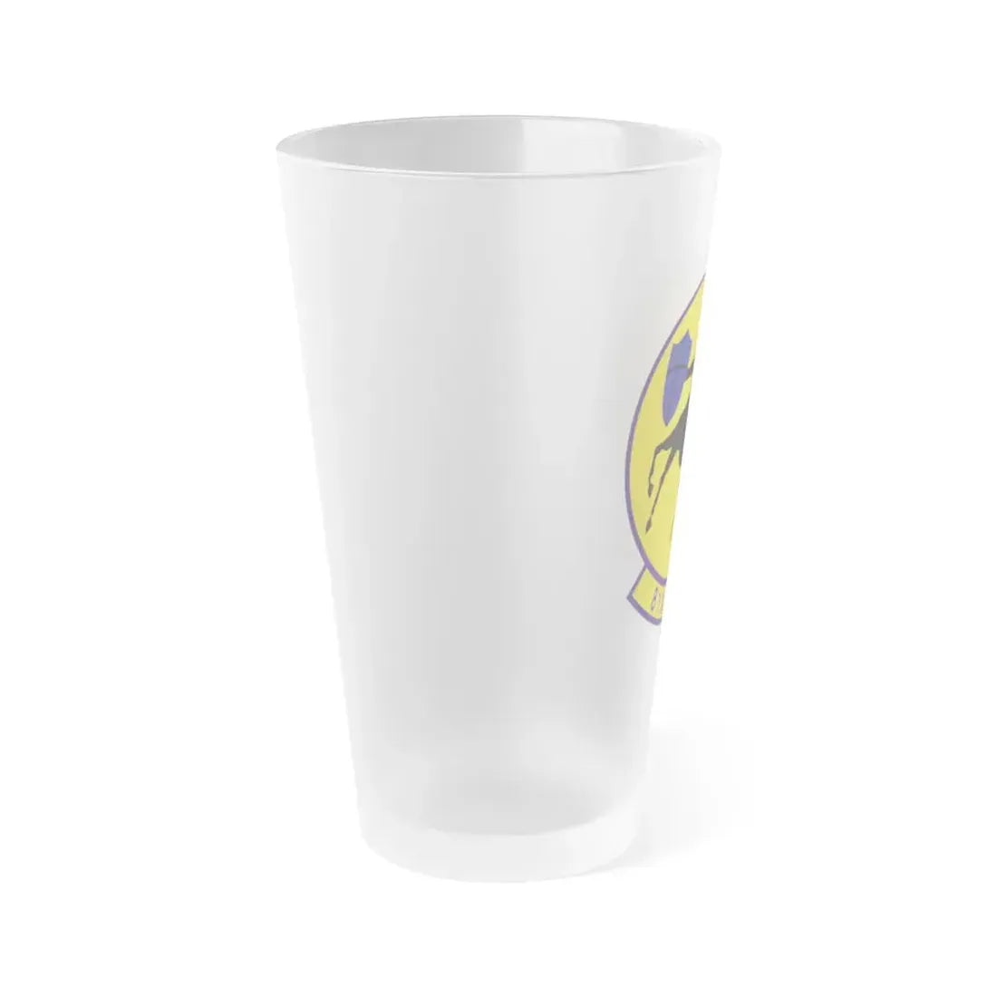 818th Global Mobility Squadron (U.S. Air Force) Frosted Pint Glass 16oz - Go Mug Yourself