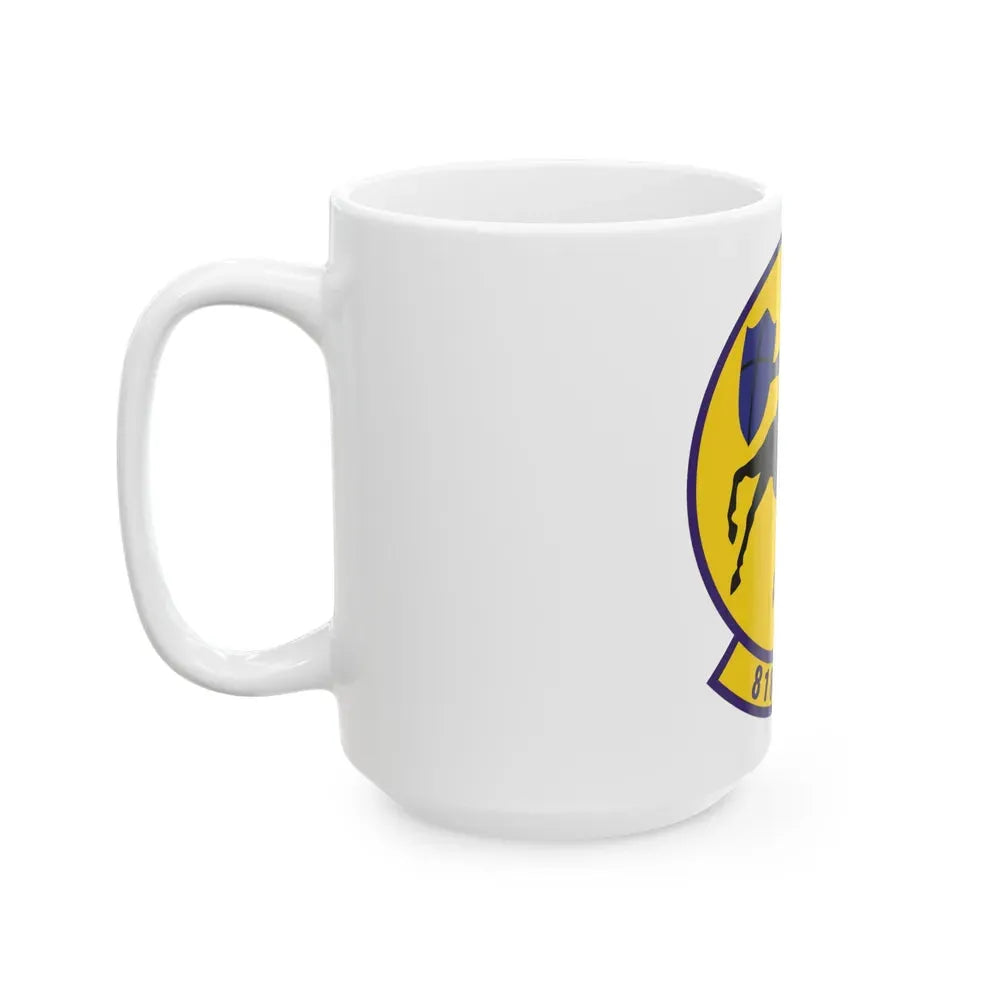 818th Global Mobility Squadron (U.S. Air Force) White Coffee Mug - Go Mug Yourself