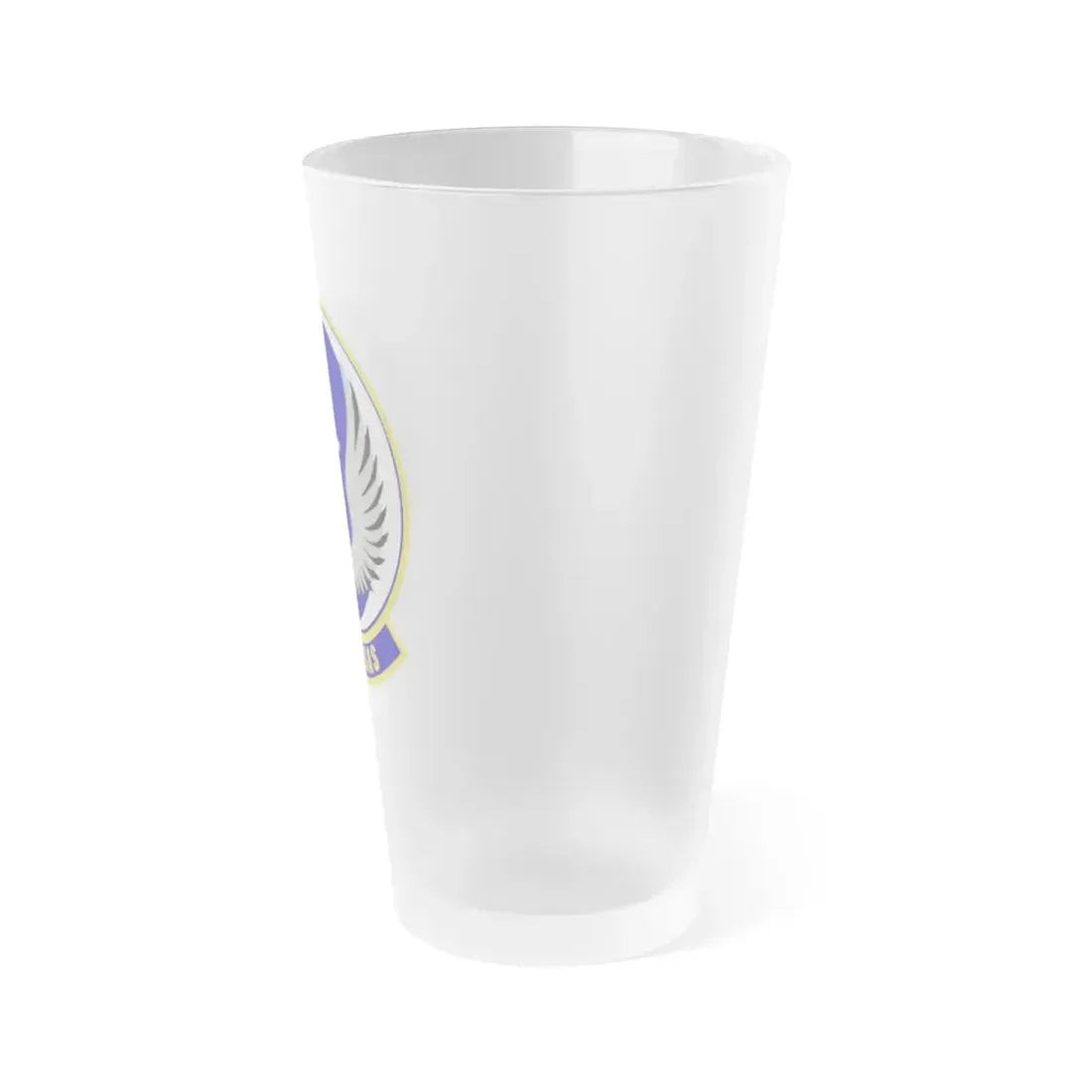 818th Mobility Support Advisory Squadron (U.S. Air Force) Frosted Pint Glass 16oz - Go Mug Yourself