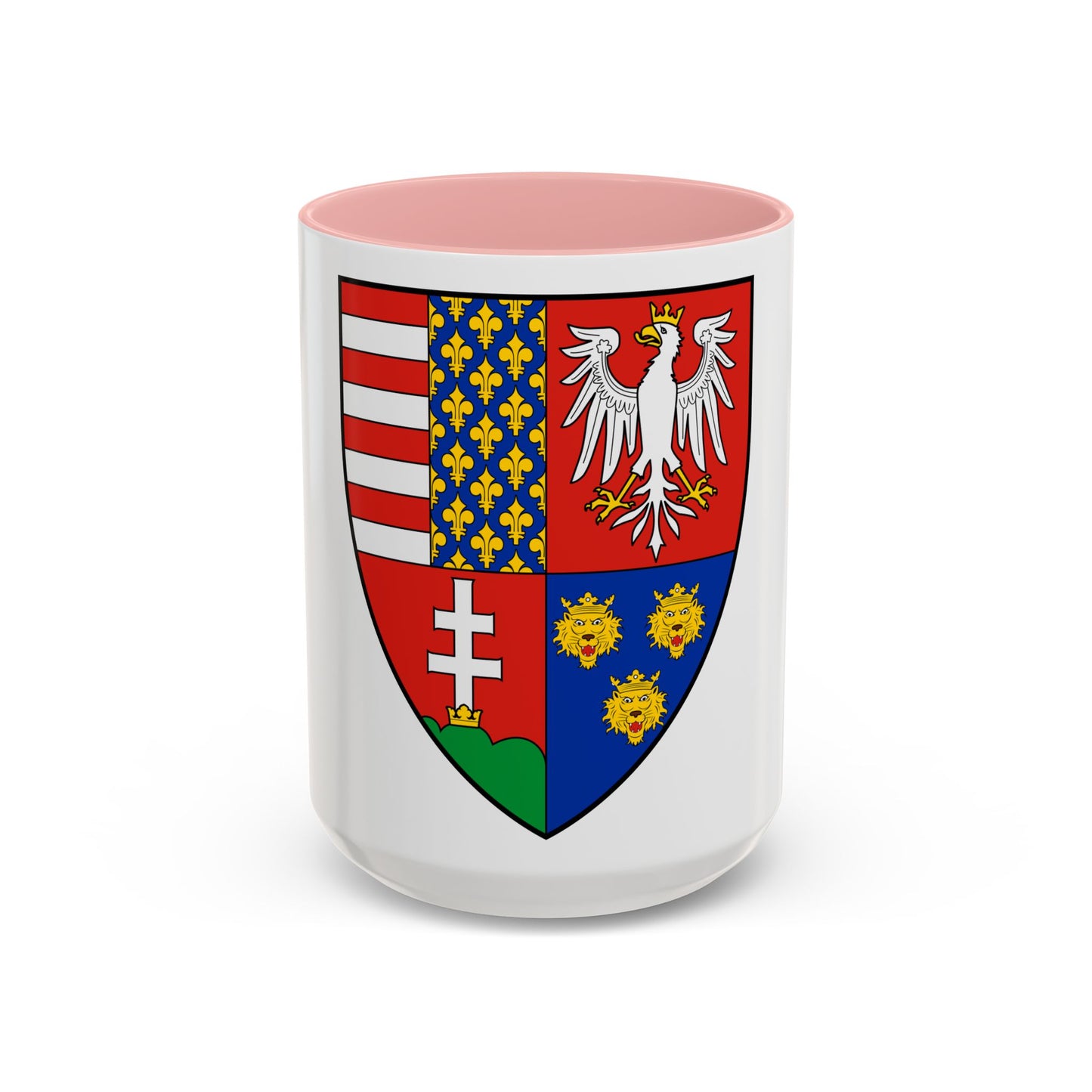 Coat of arms of Louis I of Hungary (1370) - Accent Coffee Mug