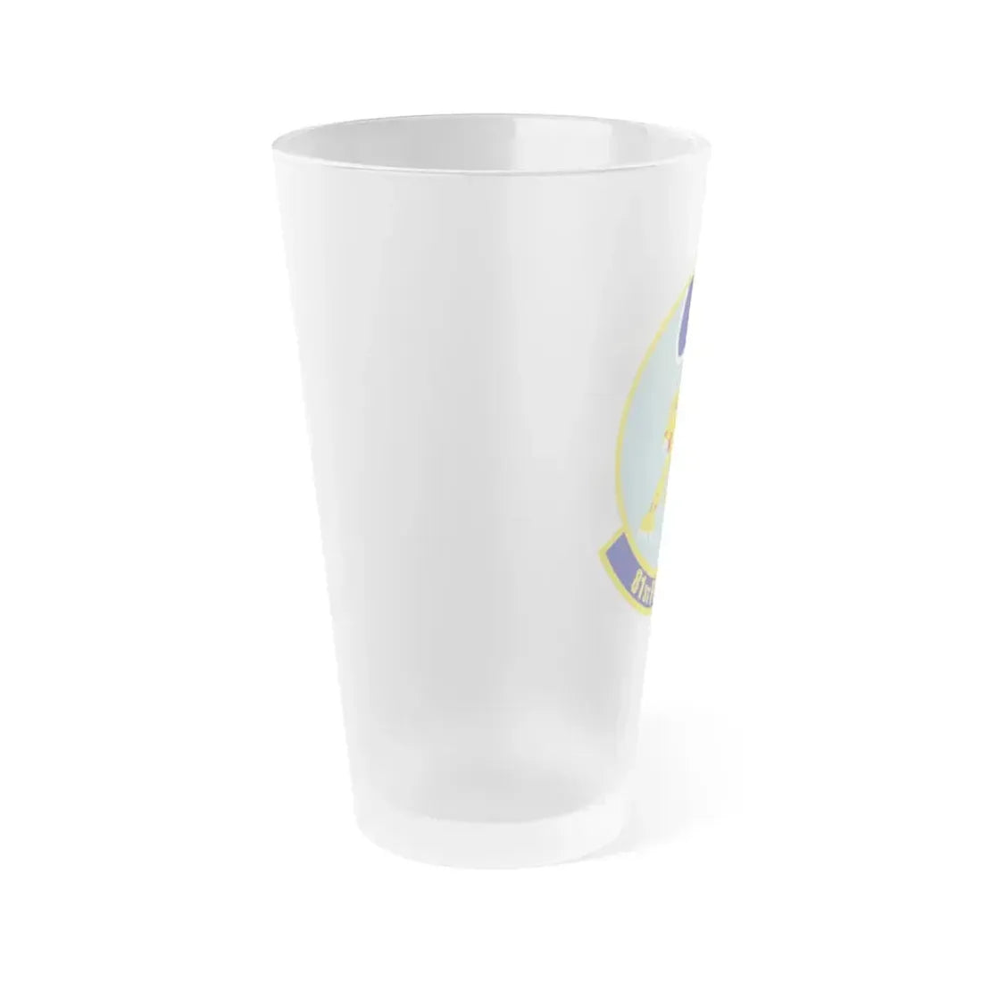 81st Fighter Squadron (U.S. Air Force) Frosted Pint Glass 16oz - Go Mug Yourself