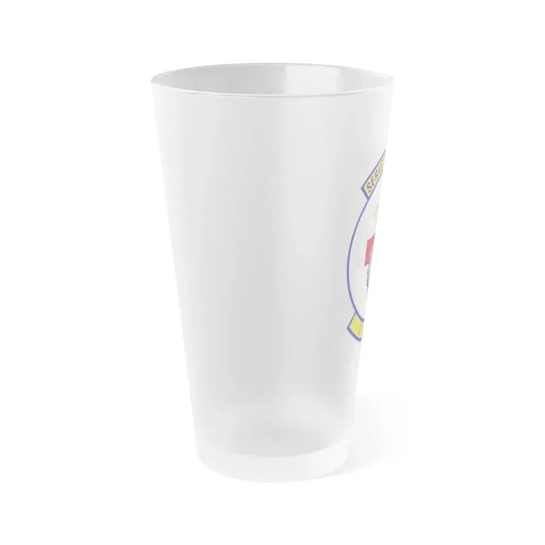 81st Medical Support Squadron (U.S. Air Force) Frosted Pint Glass 16oz - Go Mug Yourself
