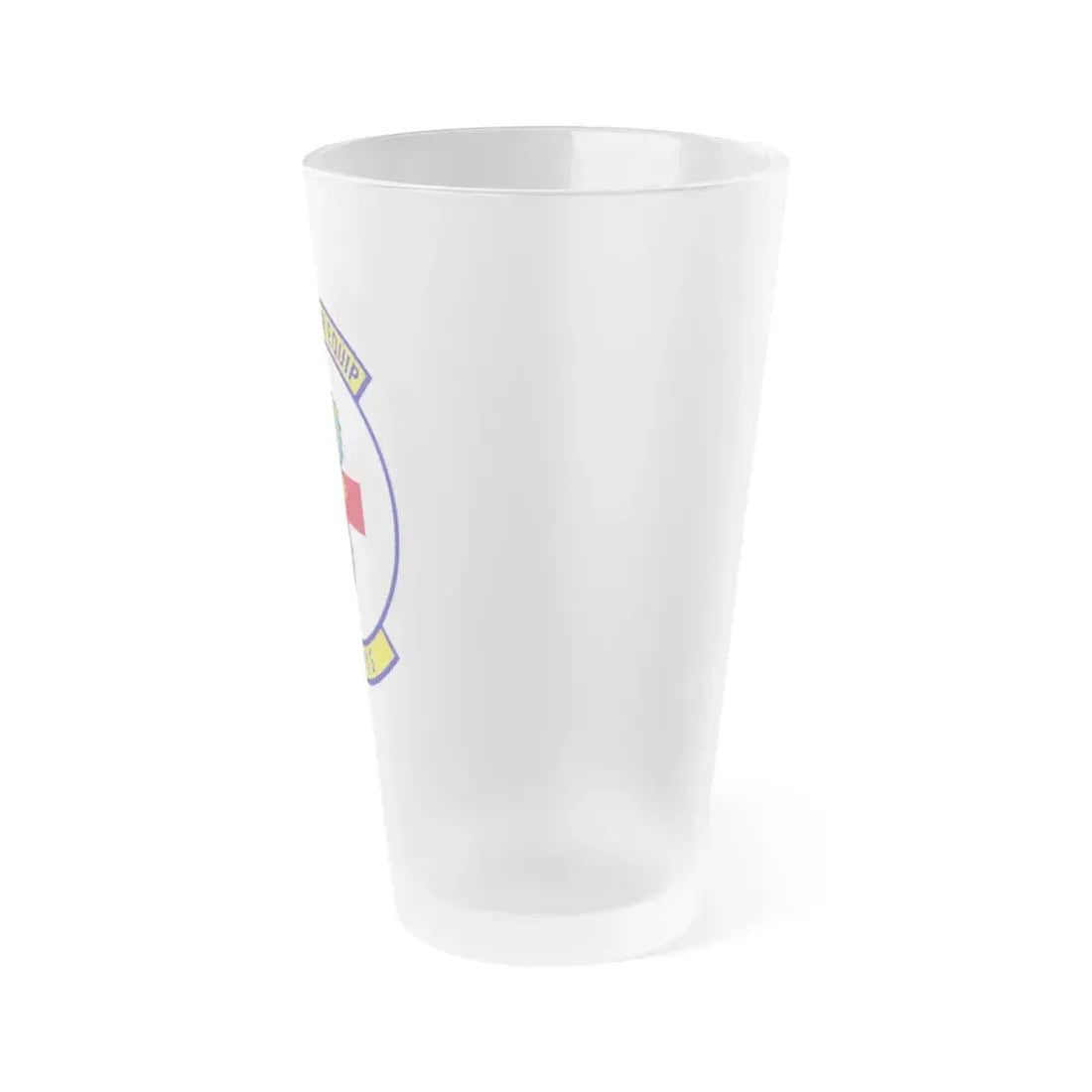 81st Medical Support Squadron (U.S. Air Force) Frosted Pint Glass 16oz - Go Mug Yourself