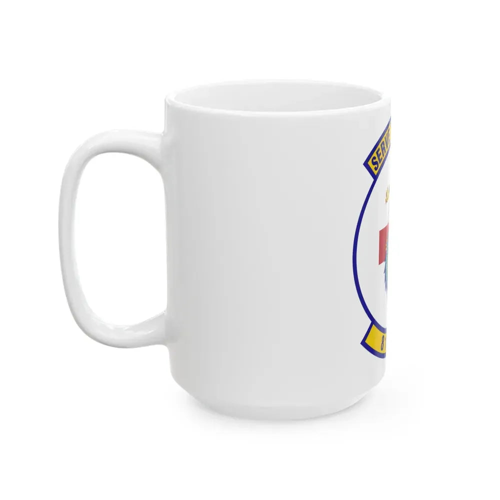 81st Medical Support Squadron (U.S. Air Force) White Coffee Mug - Go Mug Yourself